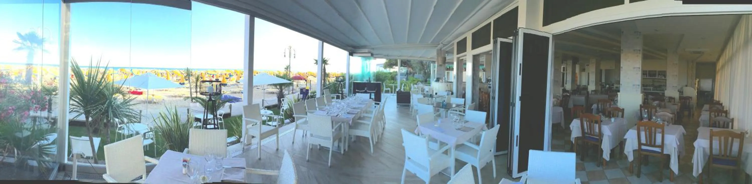 Balcony/Terrace in Hotel Nizza Frontemare Superior 3 Stelle