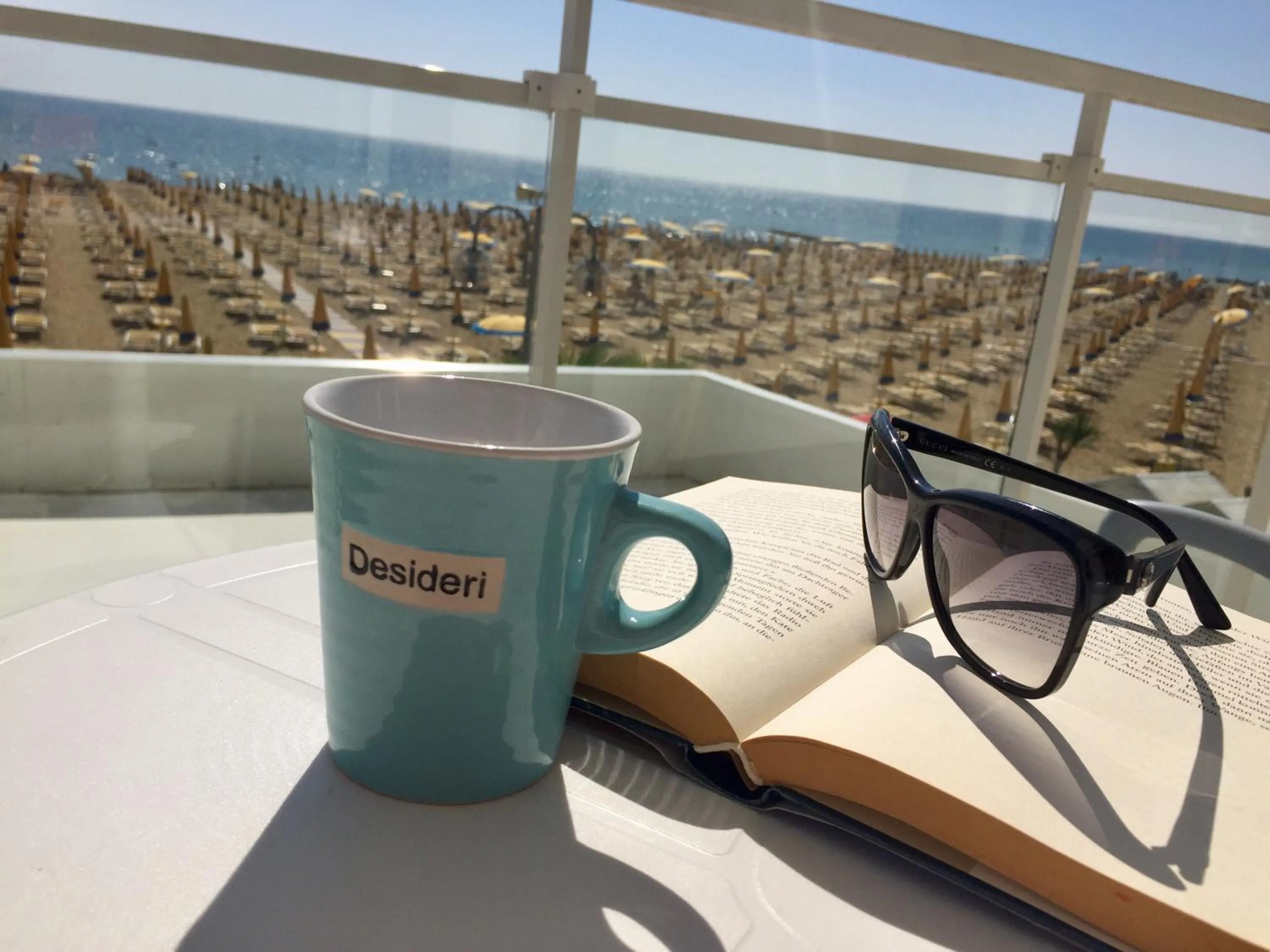 Balcony/Terrace in Hotel Nizza Frontemare Superior 3 Stelle