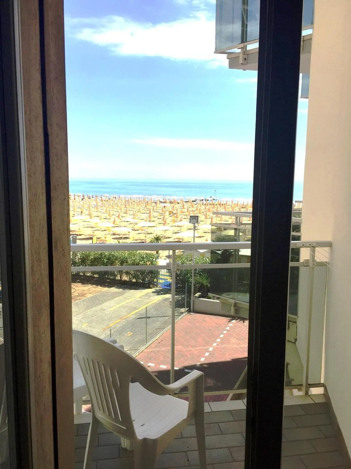 Balcony/Terrace in Hotel Nizza Frontemare Superior 3 Stelle
