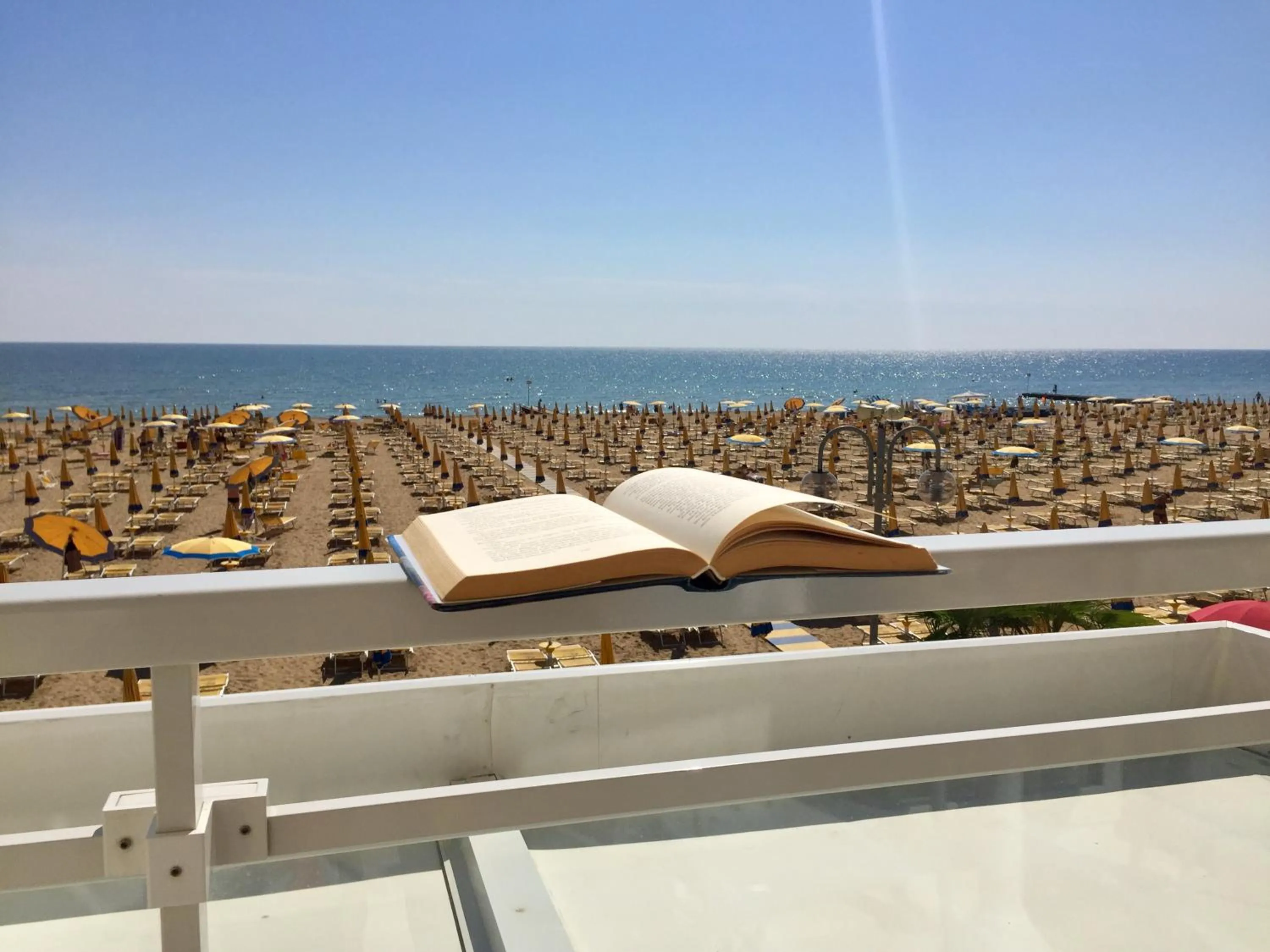 Balcony/Terrace in Hotel Nizza Frontemare Superior 3 Stelle