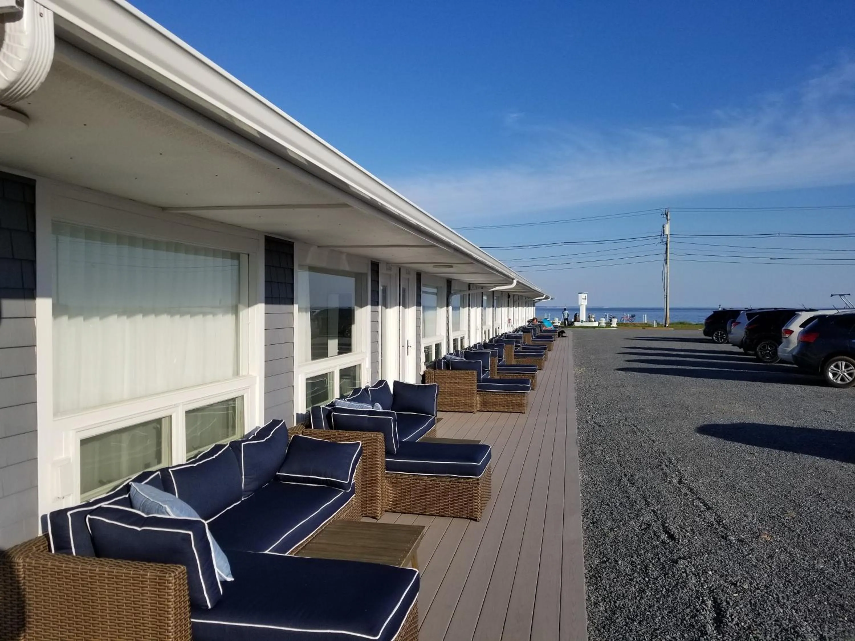 sunbed in Breakwater Hotel