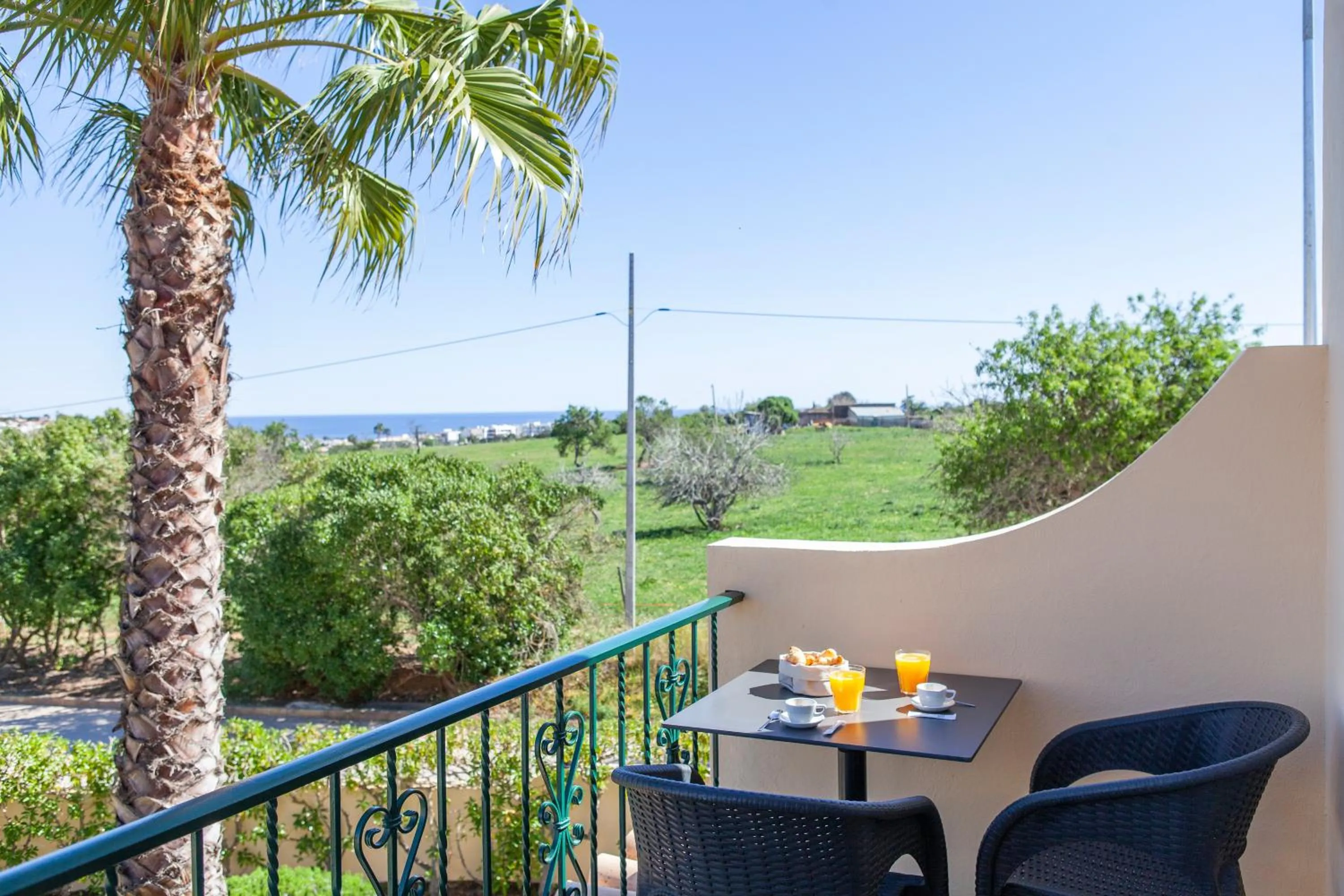 View (from property/room) in Atalaia Sol Aparthotel - tennis & heated pool in winter