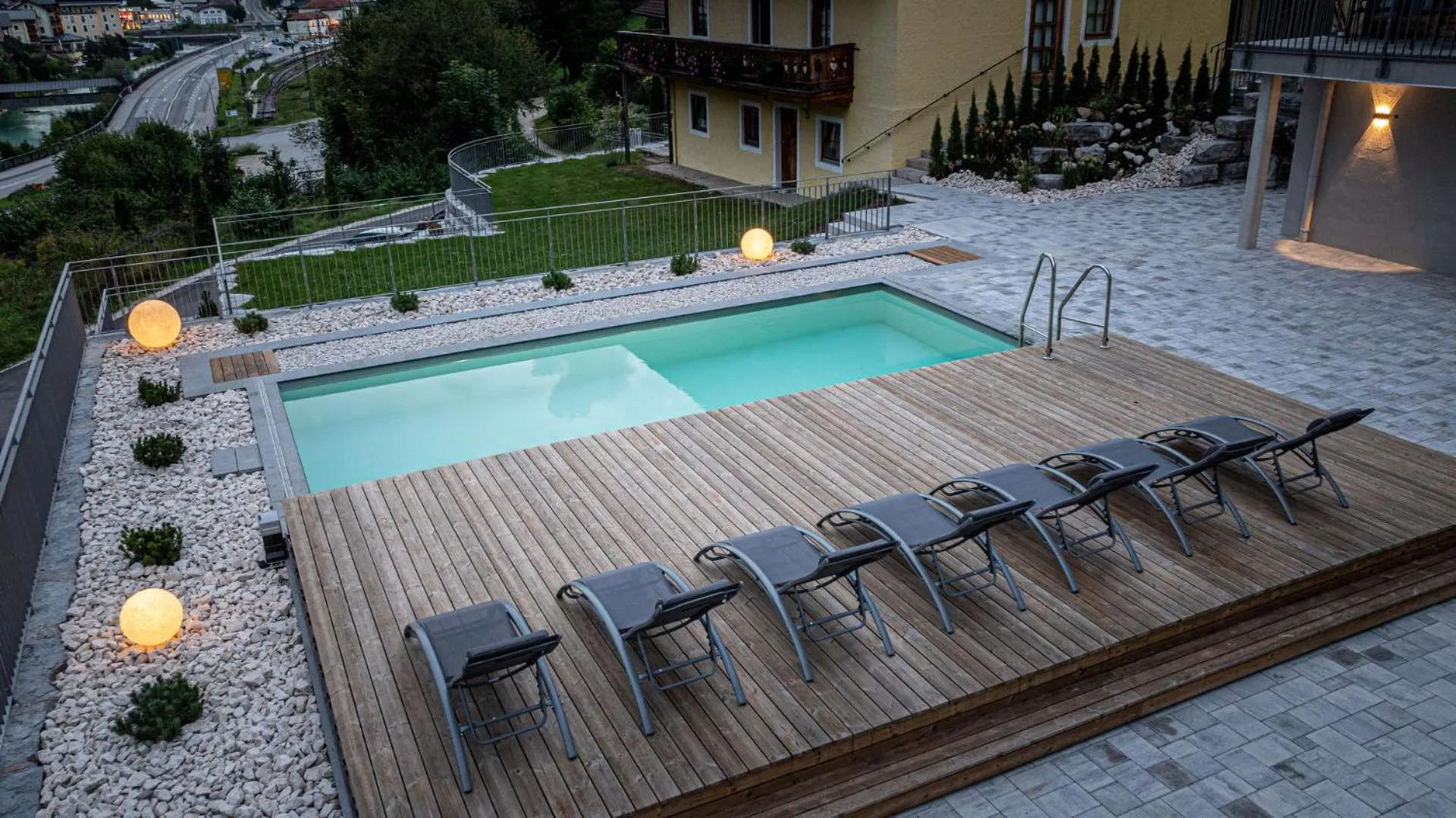 Swimming pool in Hotel AlpinaRos