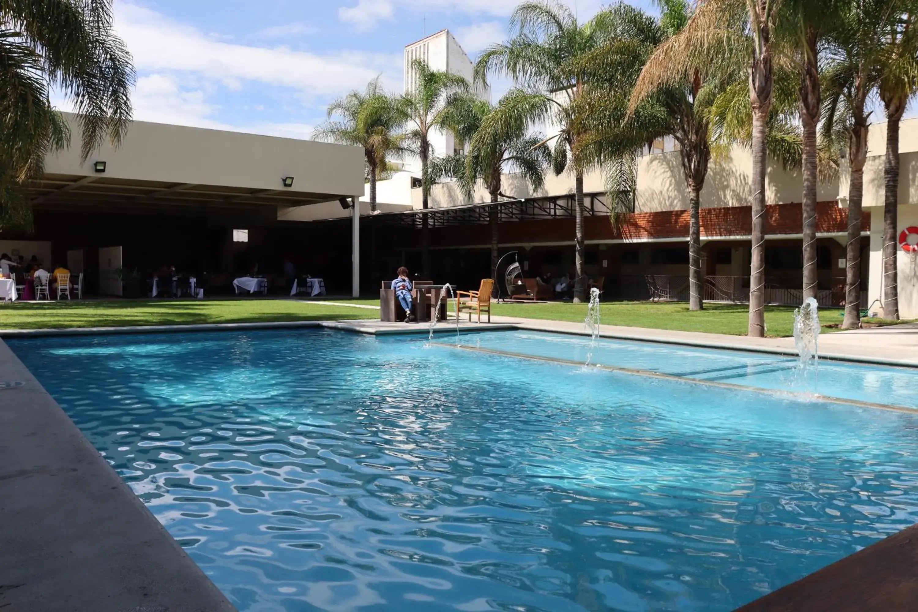 Swimming pool in Wyndham Garden Aguascalientes Hotel & Casino Swimming pool in Wyndham Garden Aguascalientes Hotel & Casino