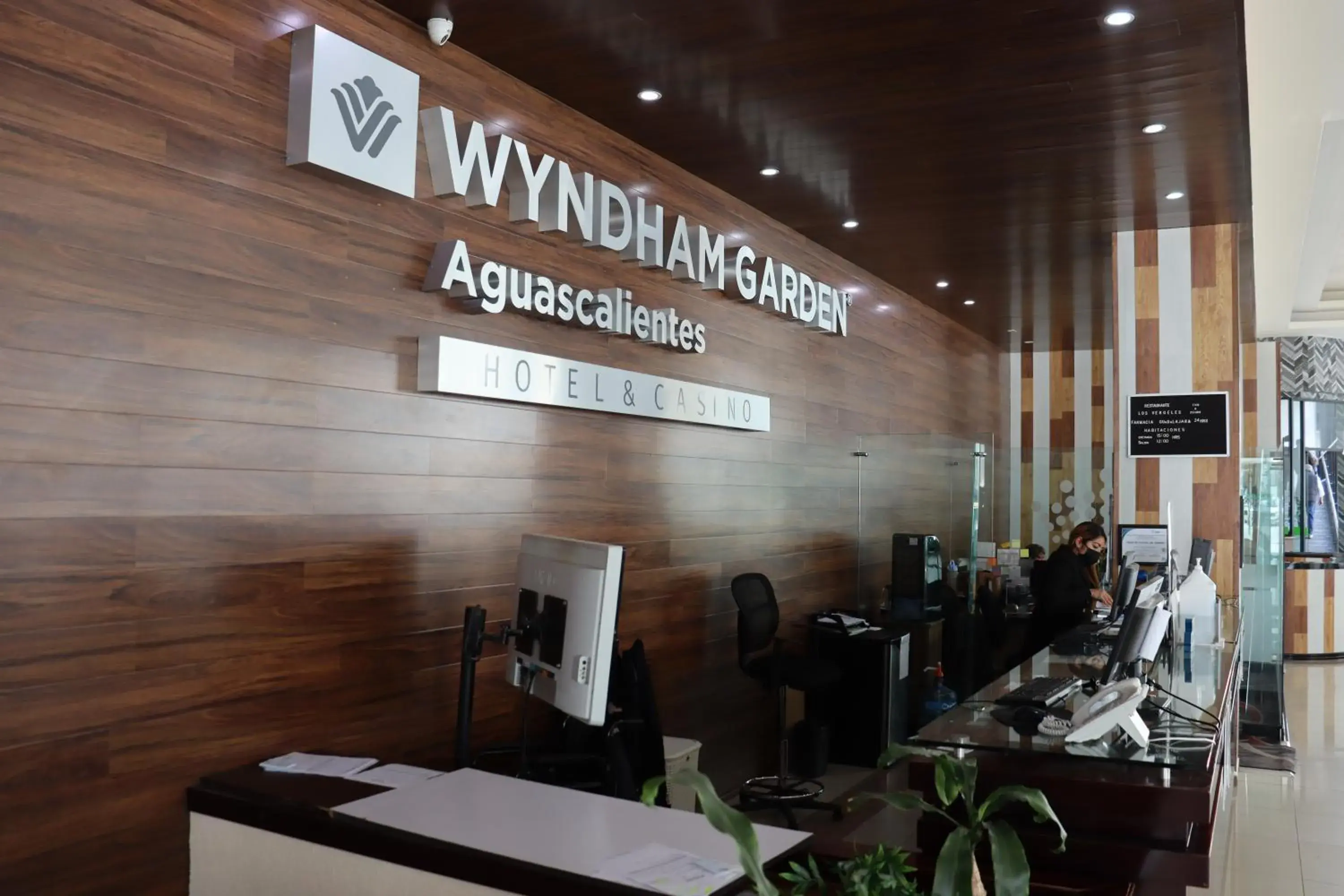 Lobby or reception in Wyndham Garden Aguascalientes Hotel & Casino Lobby or reception in Wyndham Garden Aguascalientes Hotel & Casino