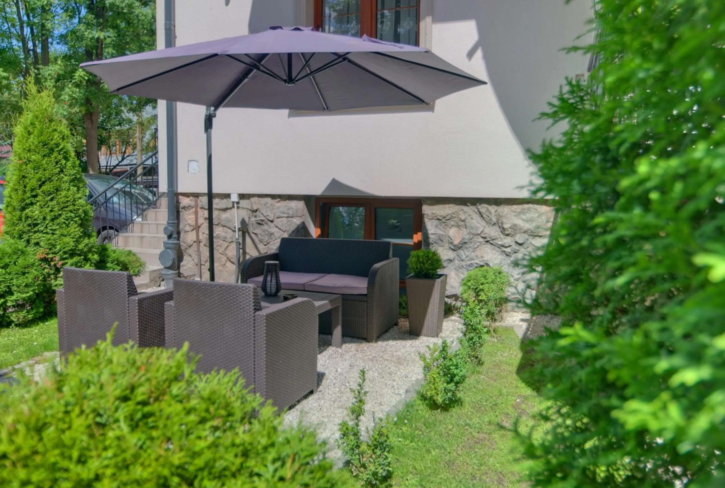 Garden in Willa Roztoka