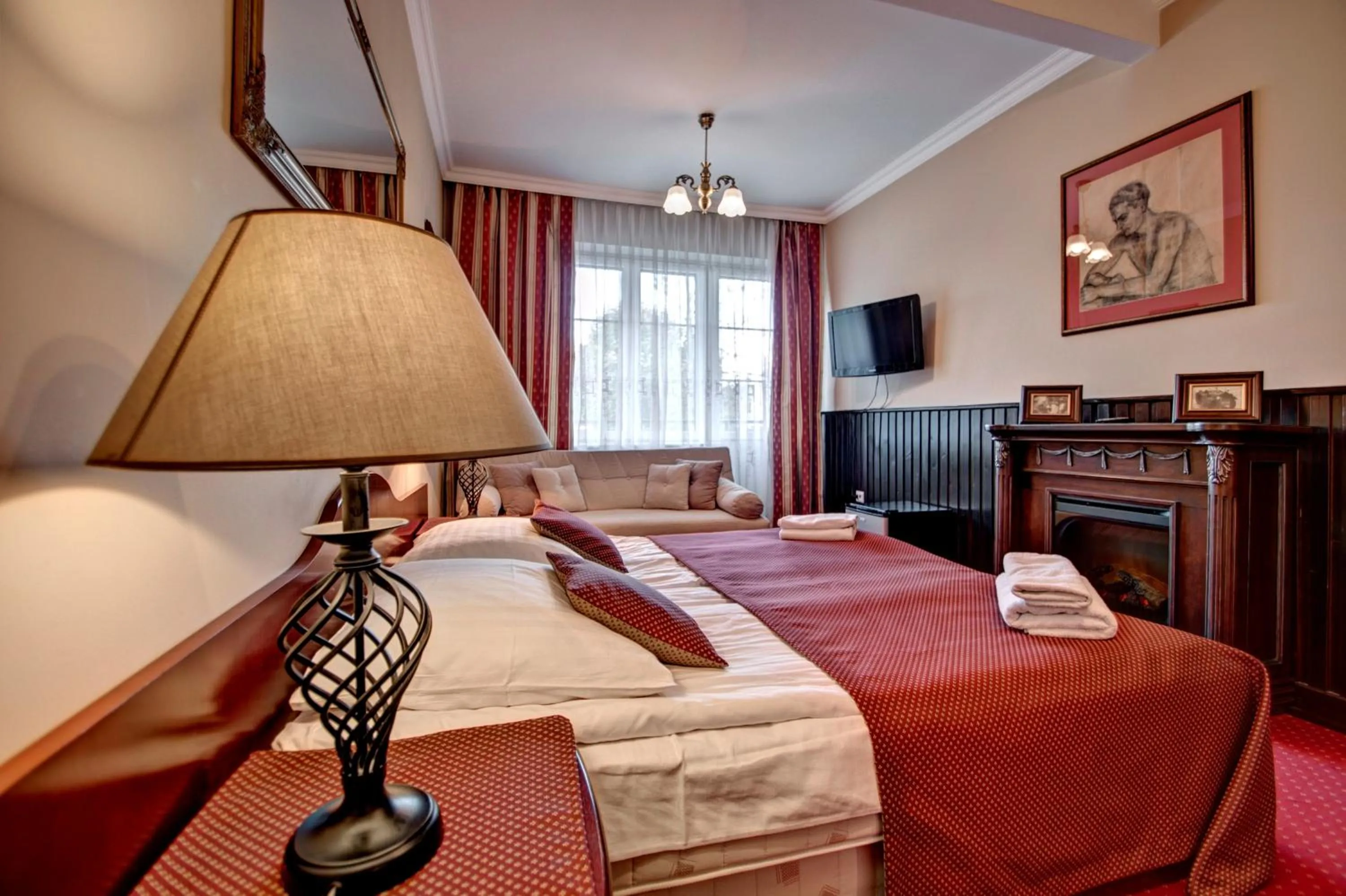 Photo of the whole room, Bed in Willa Roztoka