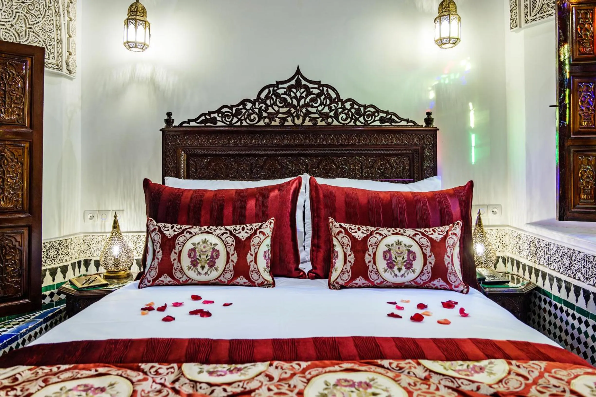 Bed in Riad Rcif & Spa Originale