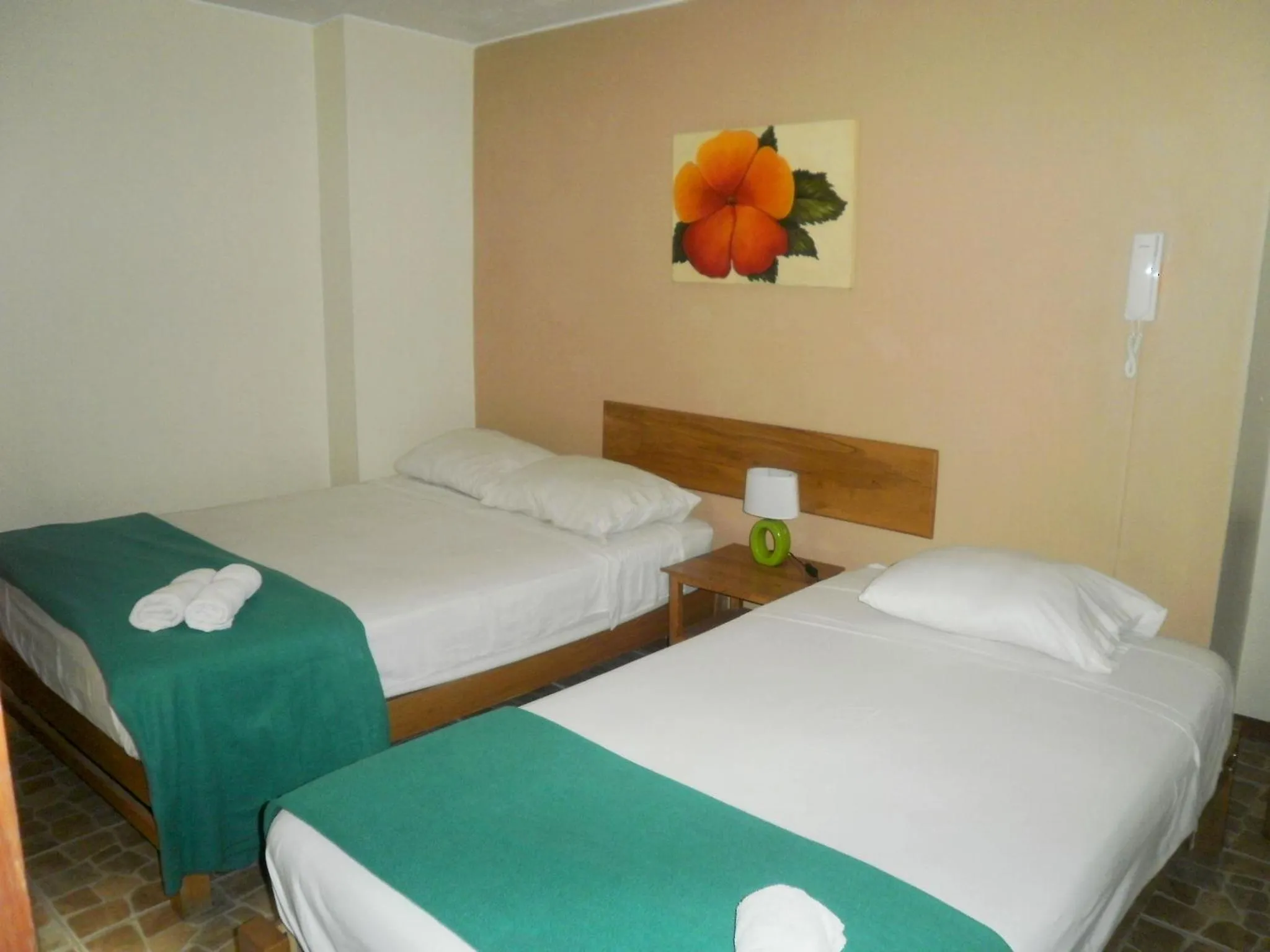Bed in Hospedaje La Videna