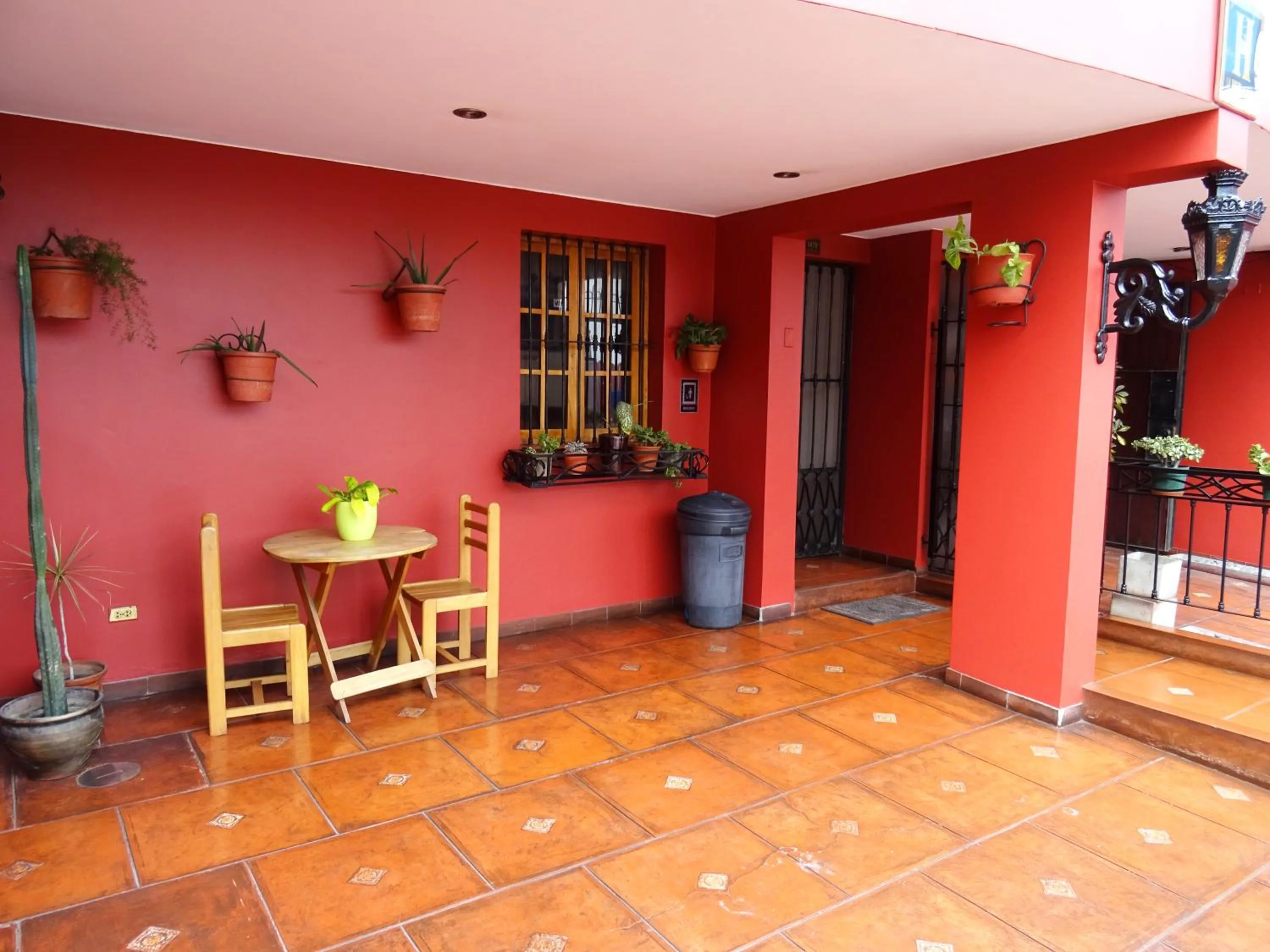 Patio in Hospedaje La Videna
