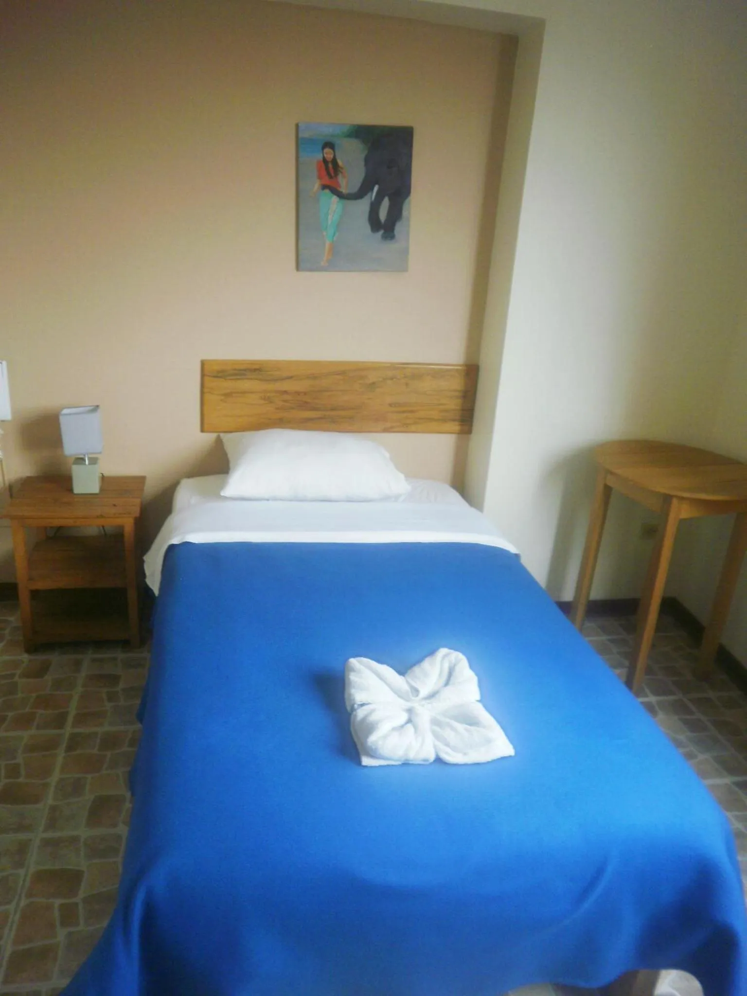 Bed in Hospedaje La Videna