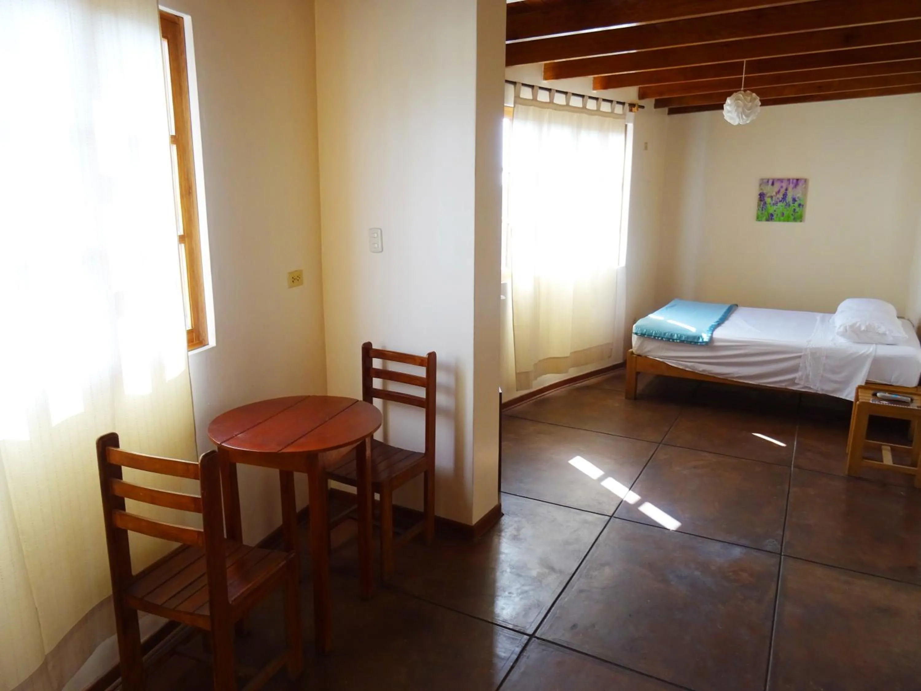 Bed in Hospedaje La Videna