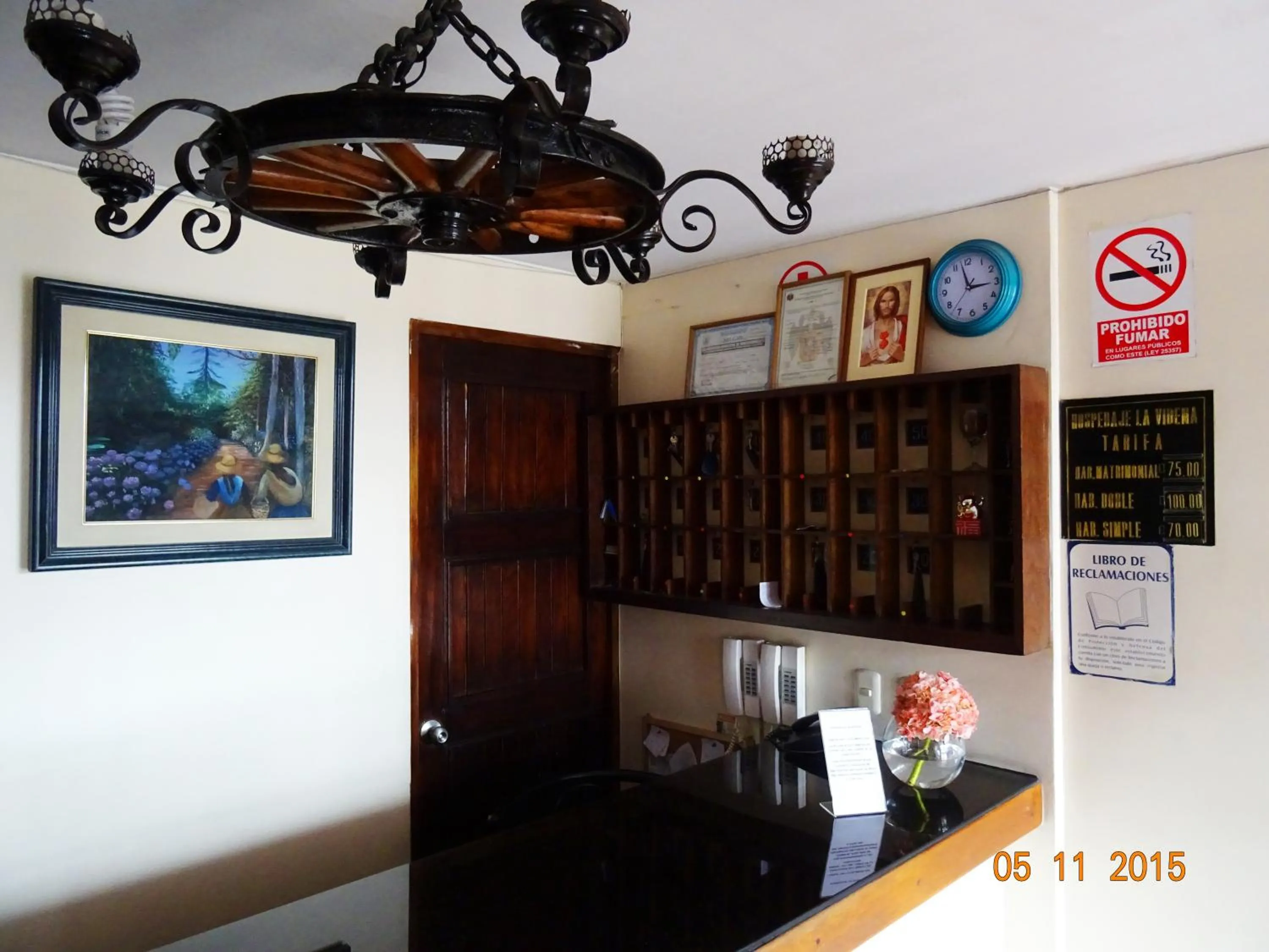 Lobby or reception in Hospedaje La Videna