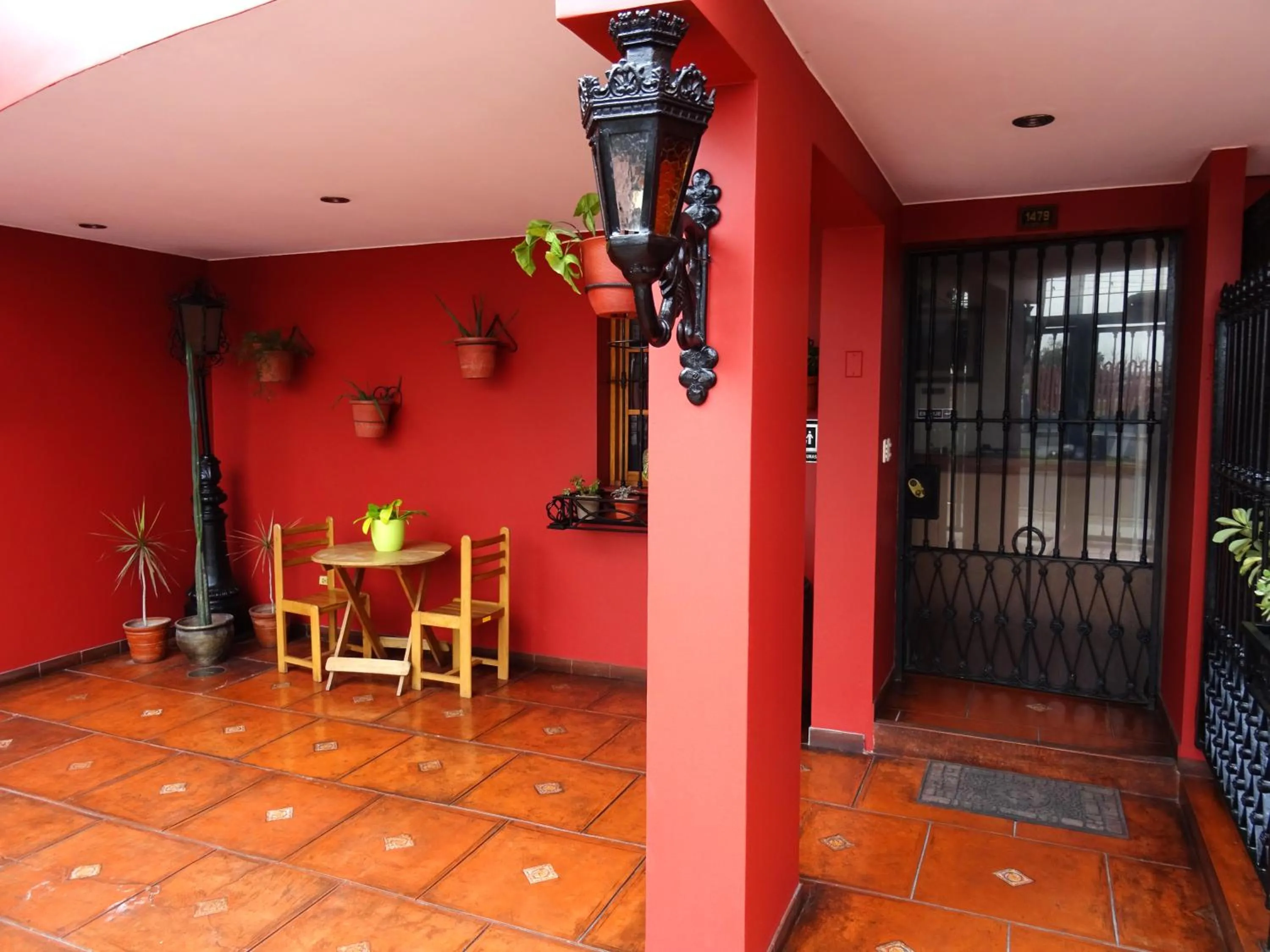 Patio in Hospedaje La Videna