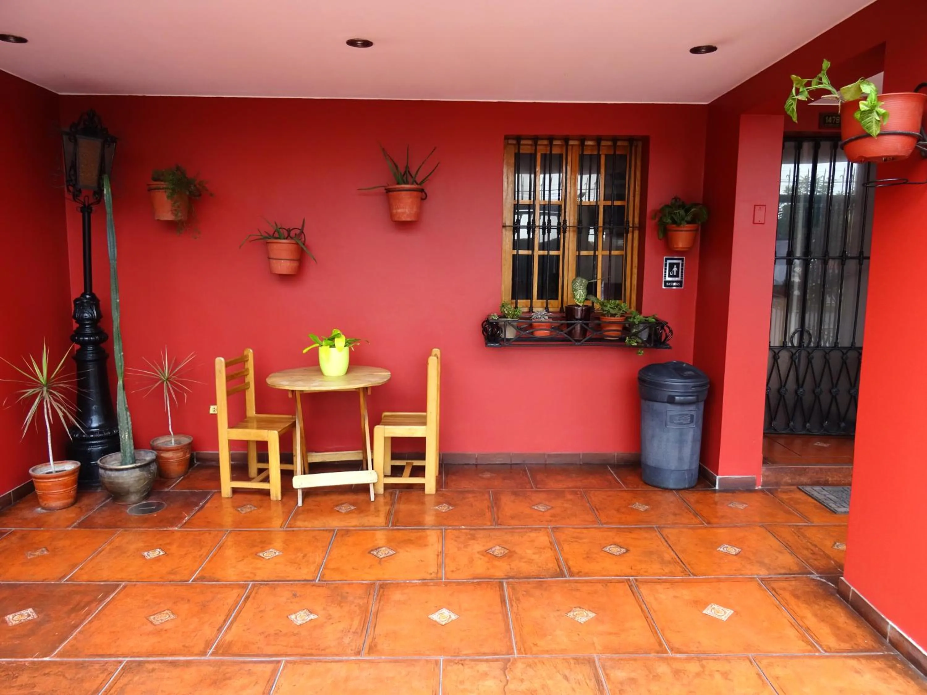 Patio in Hospedaje La Videna