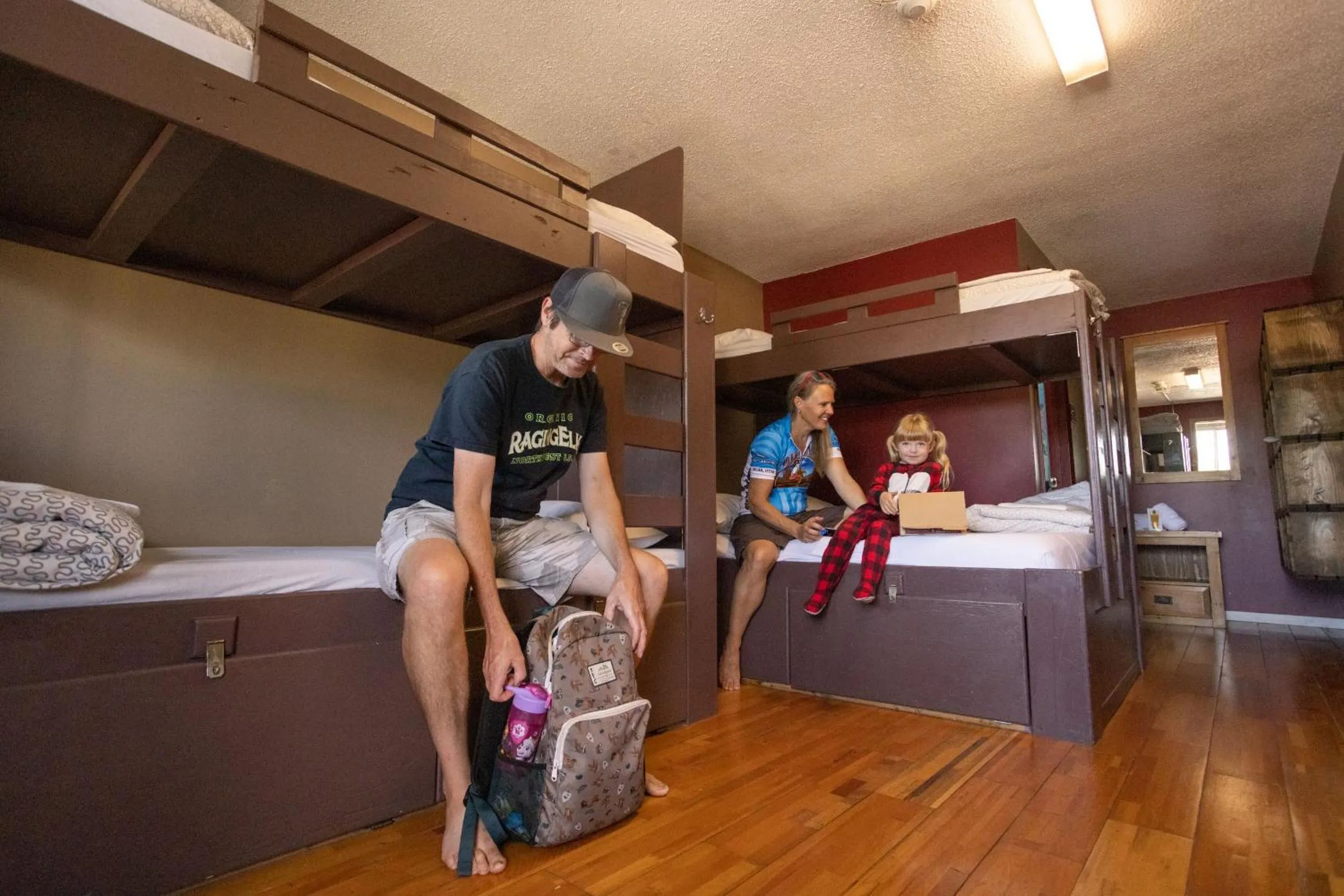 Photo of the whole room, Bed in The Raging Elk Adventure Lodging