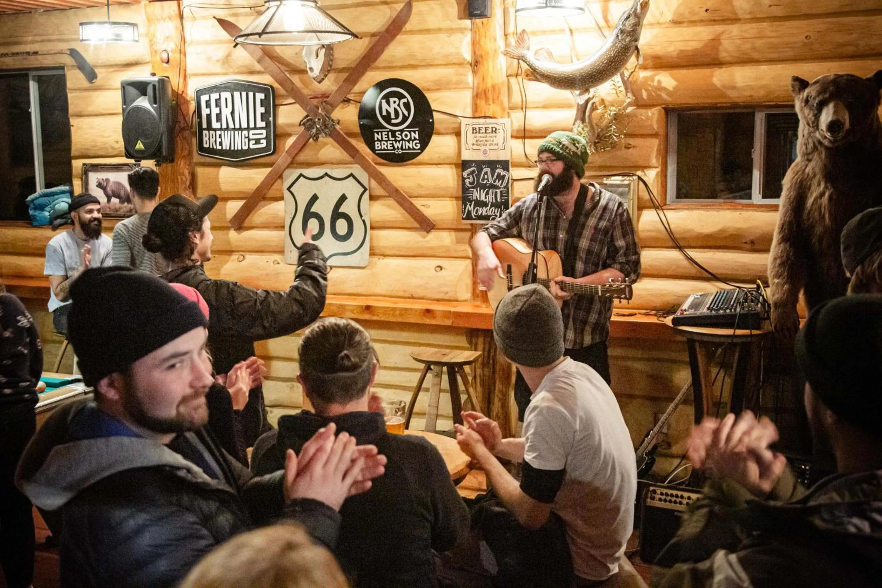 People in The Raging Elk Adventure Lodging