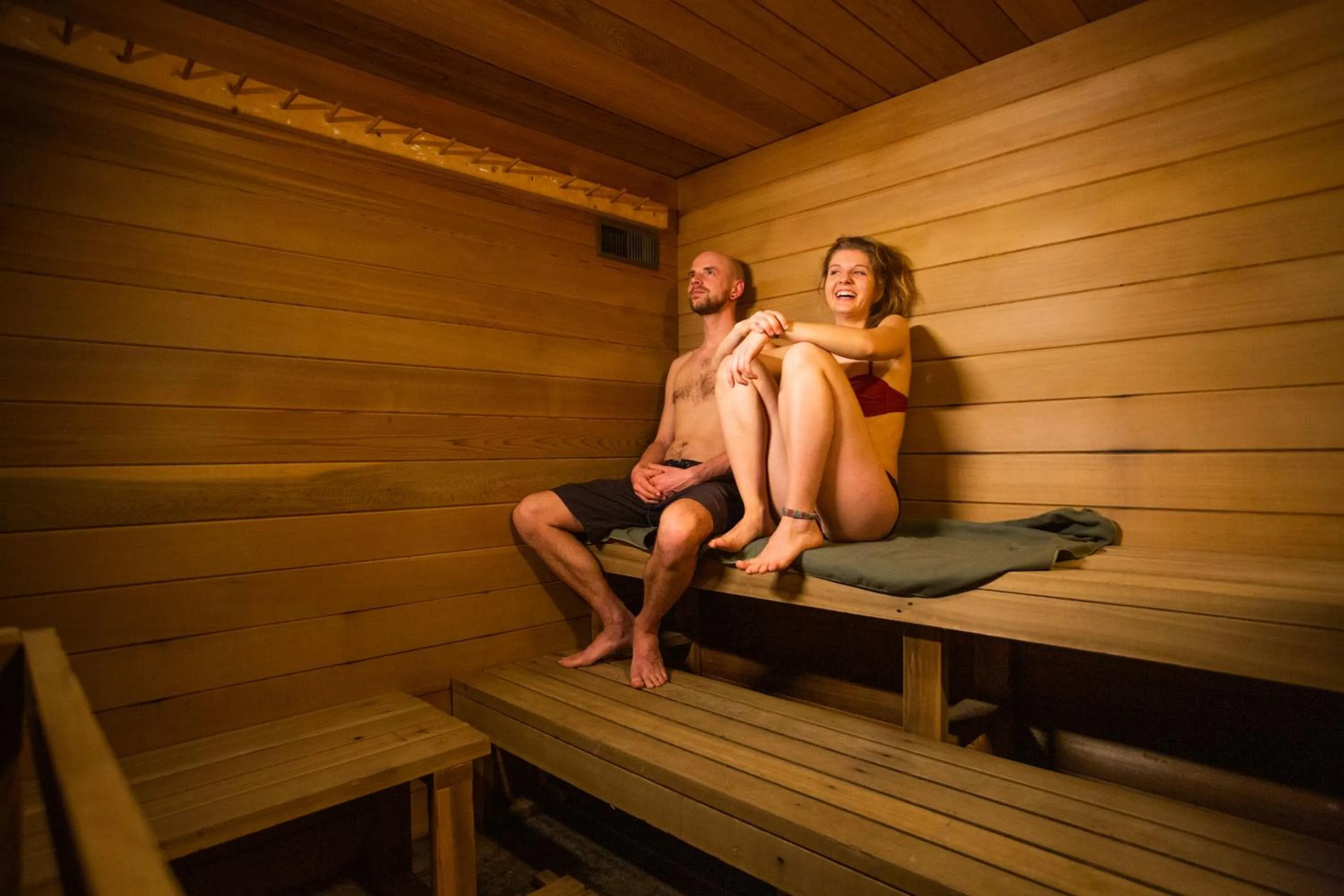 People in The Raging Elk Adventure Lodging