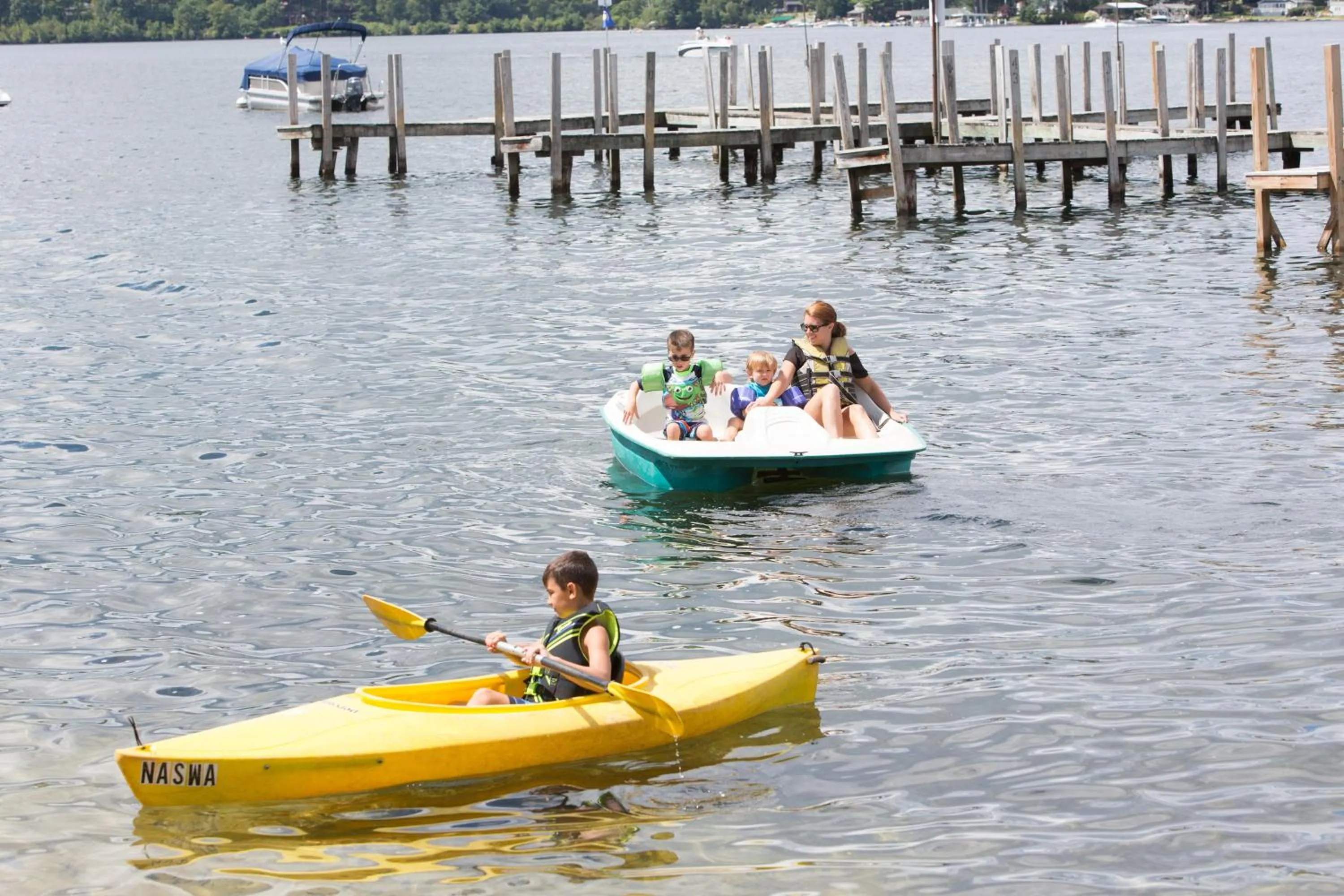 Canoeing in NASWA Resort