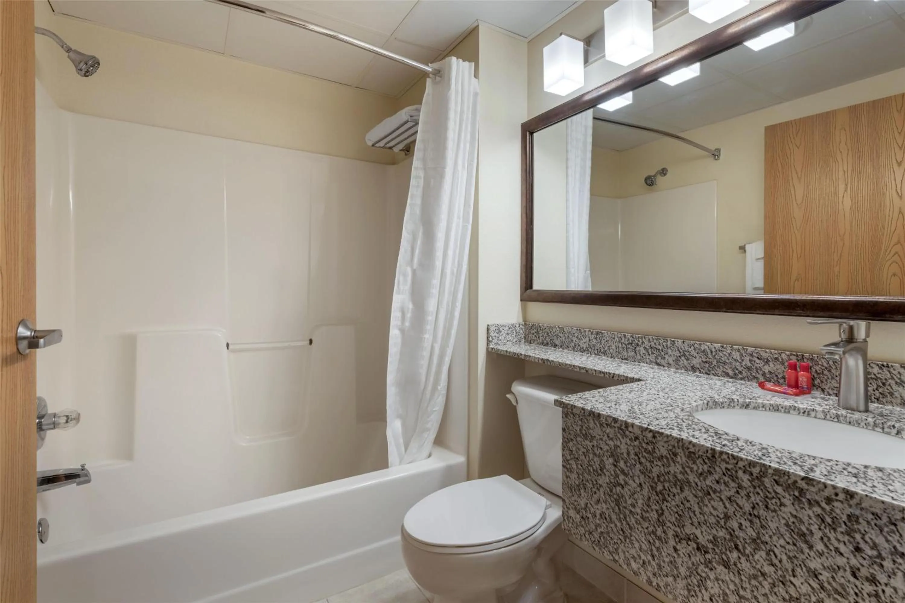 Bathroom in SureStay Plus Hotel by Best Western Litchfield