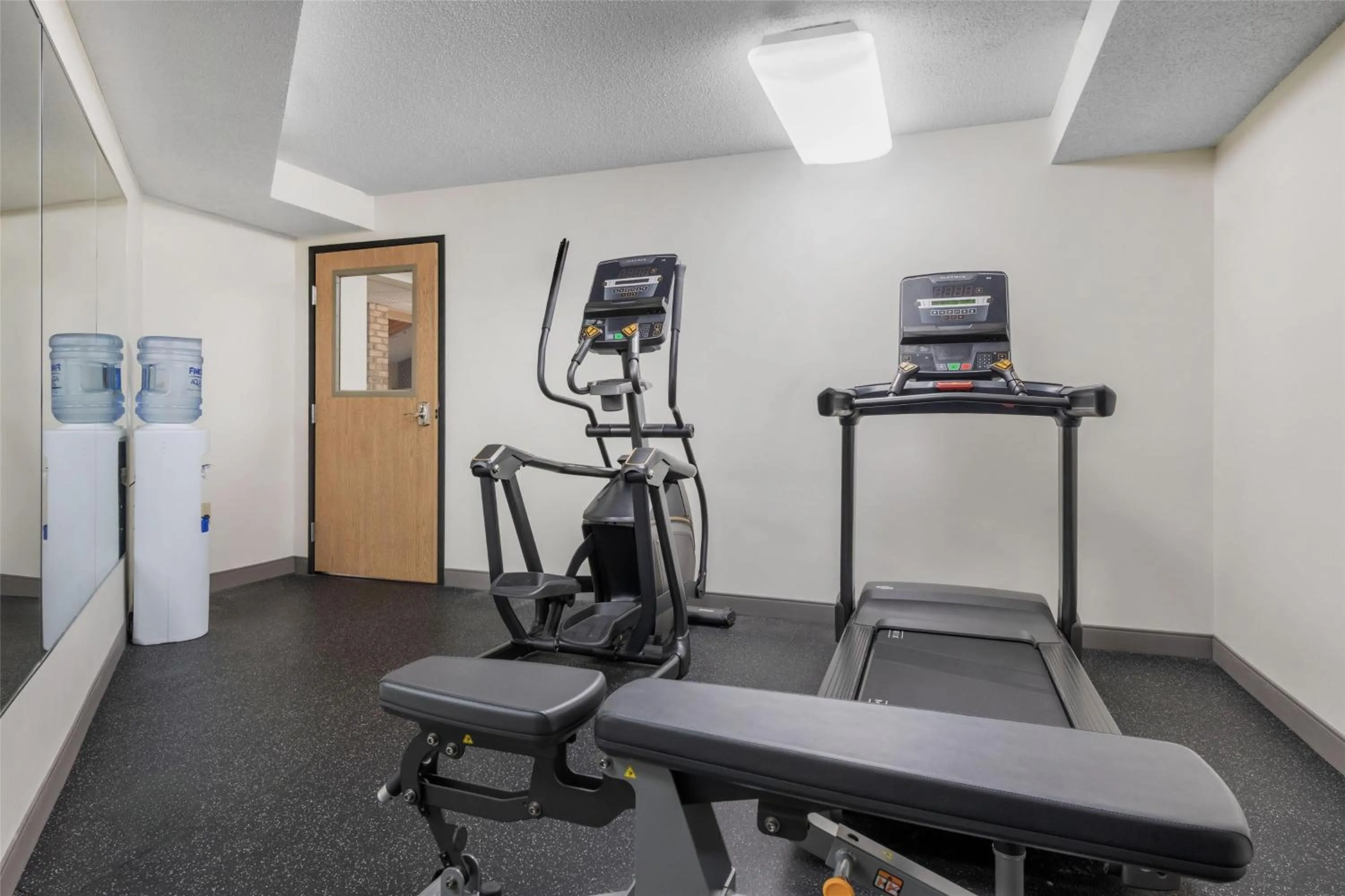 Fitness centre/facilities in SureStay Plus Hotel by Best Western Litchfield
