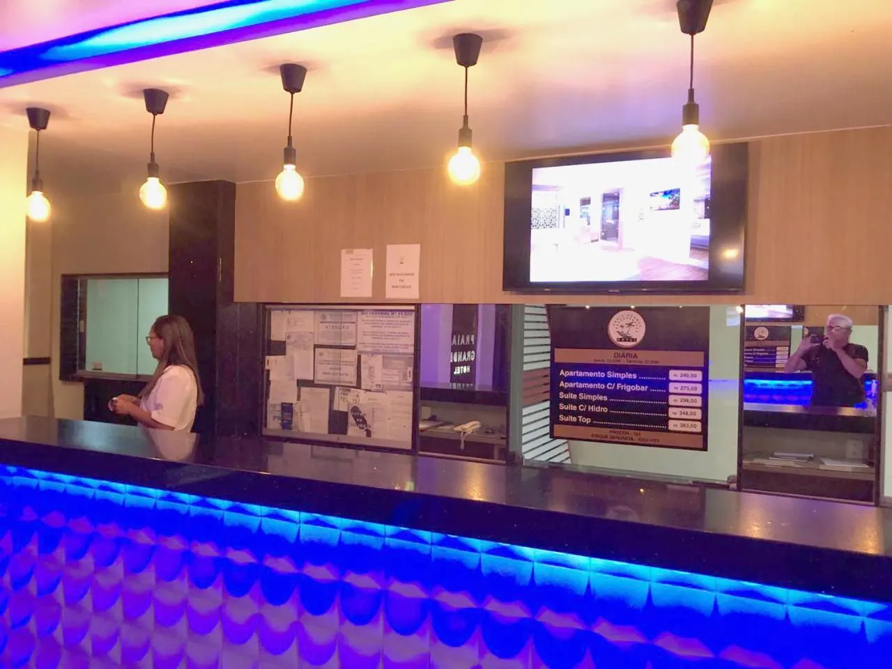 Lobby or reception in Hotel Praia Grande Niterói