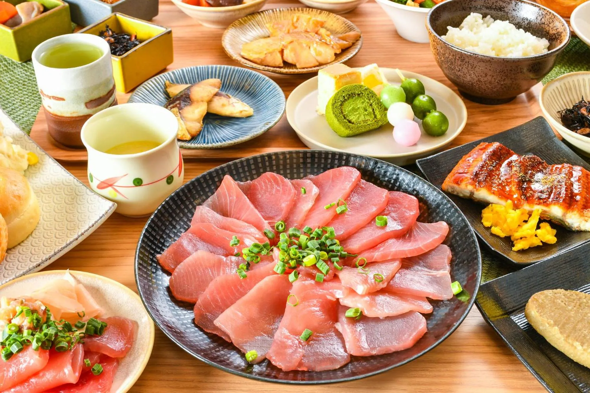 Buffet breakfast in Sanco Inn Shizuoka Kitaguchi