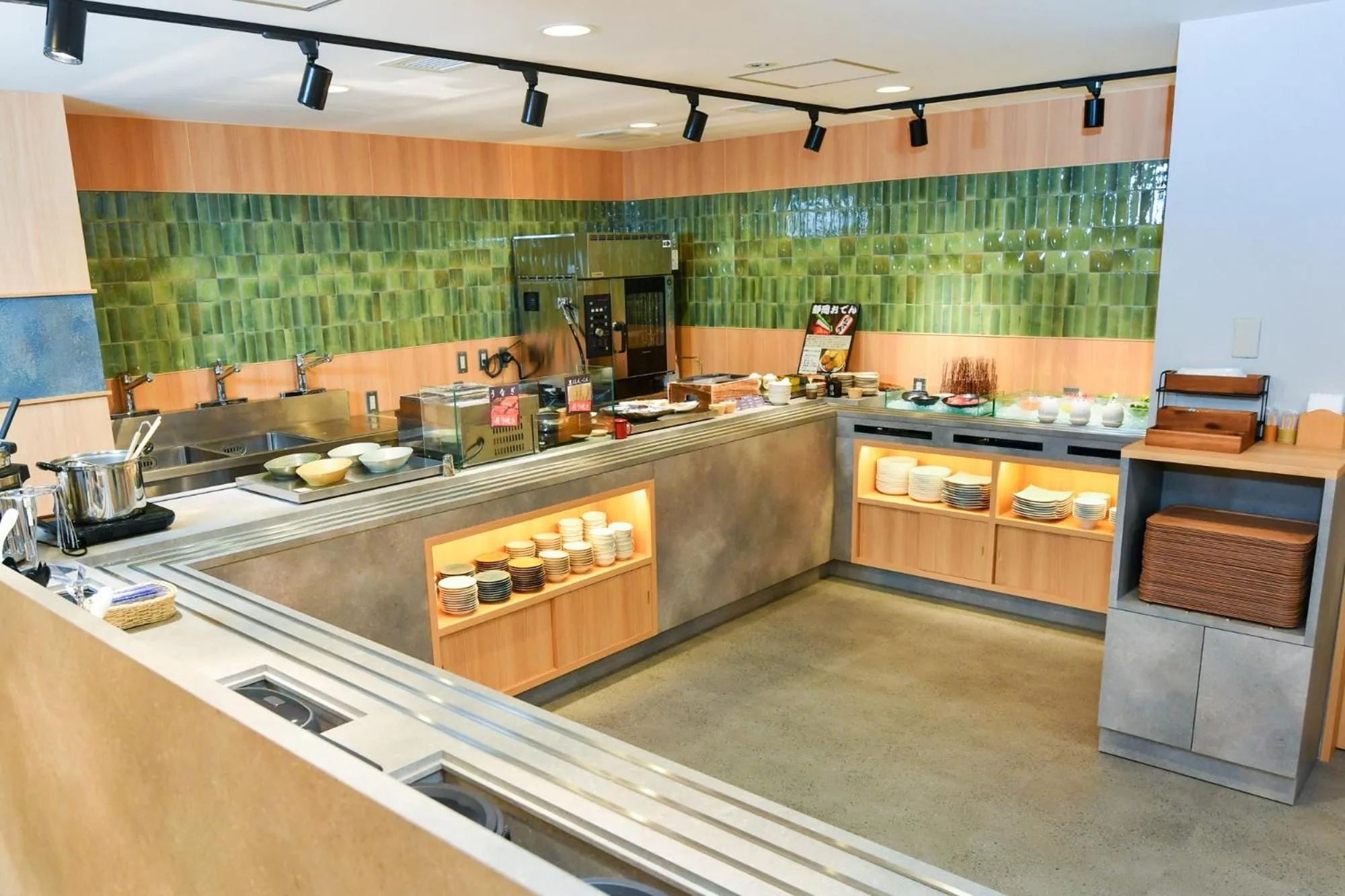 Buffet breakfast in Sanco Inn Shizuoka Kitaguchi