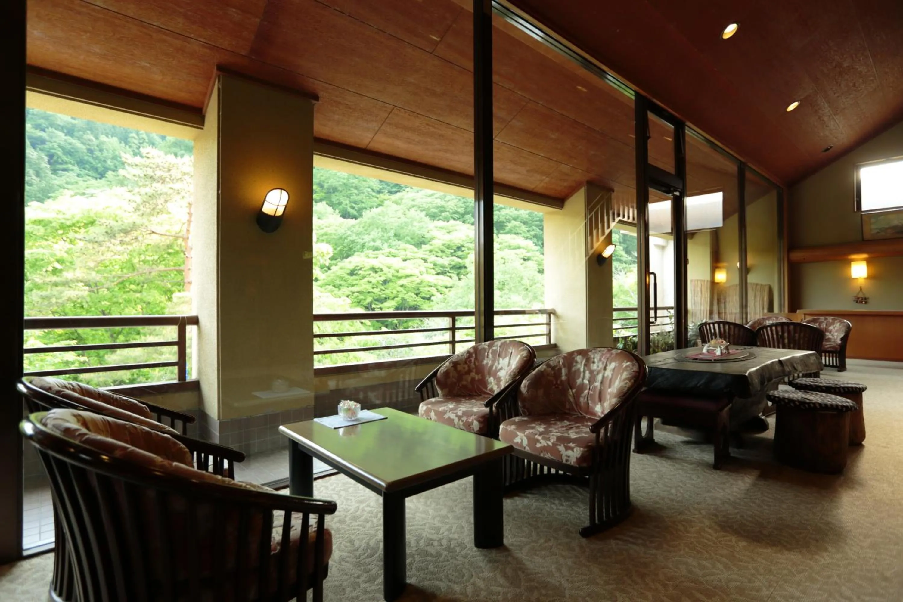 Lobby or reception in Kinseikan Seseragi