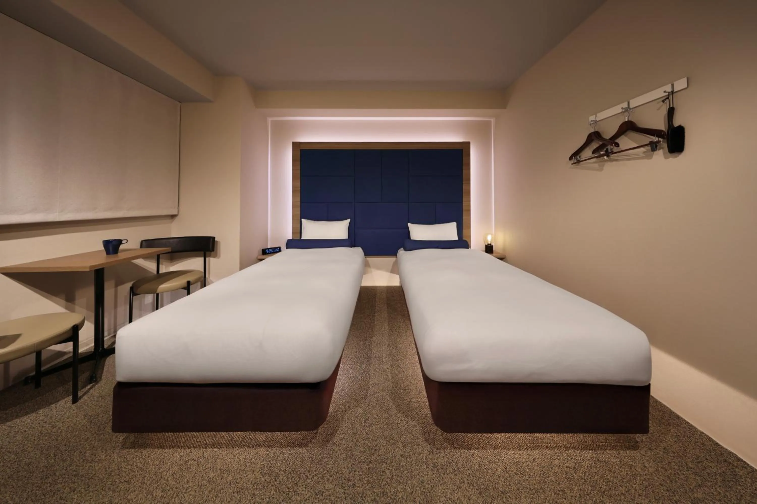 Bed in Doutonbori Crystal Hotel