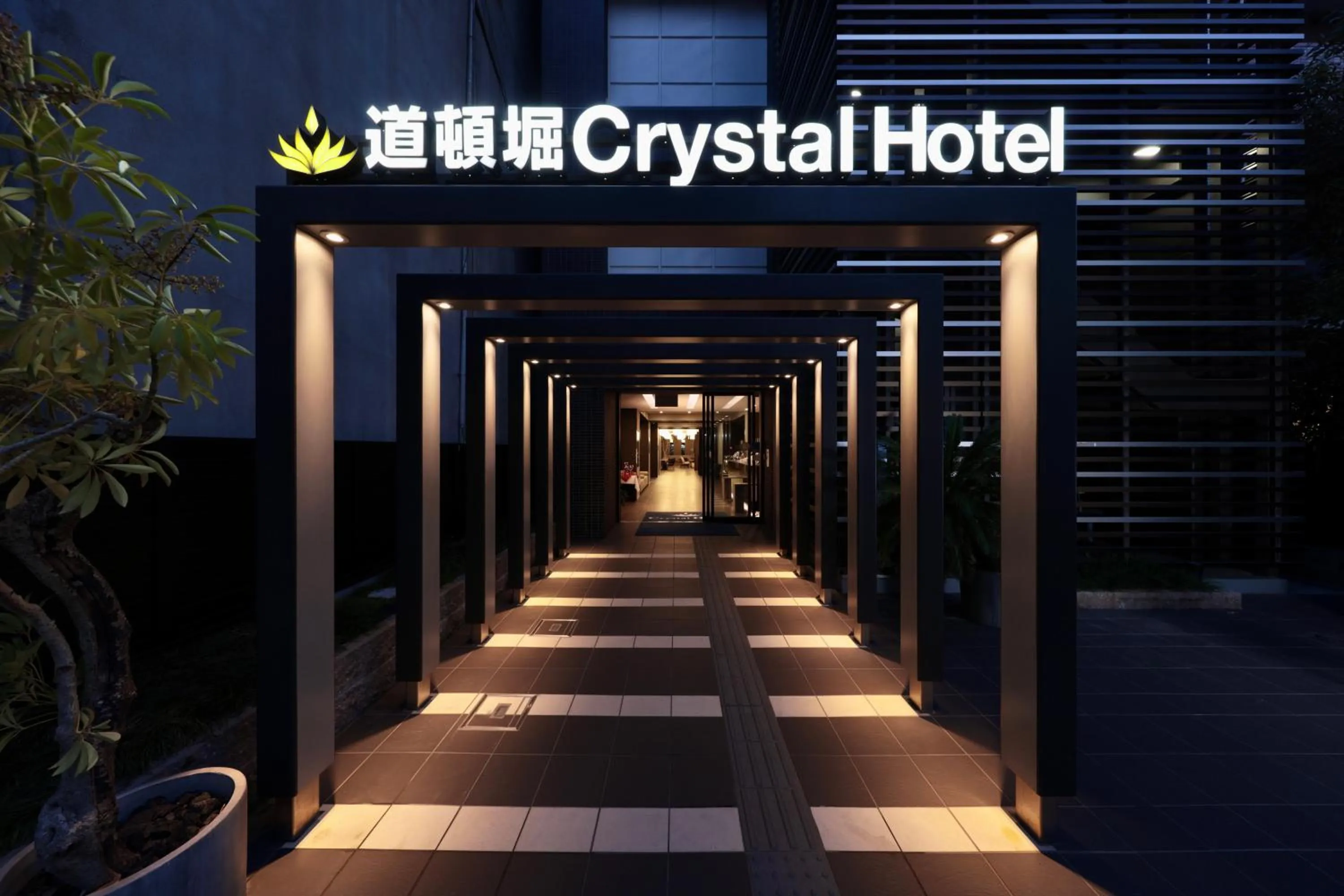 Property building in Doutonbori Crystal Hotel