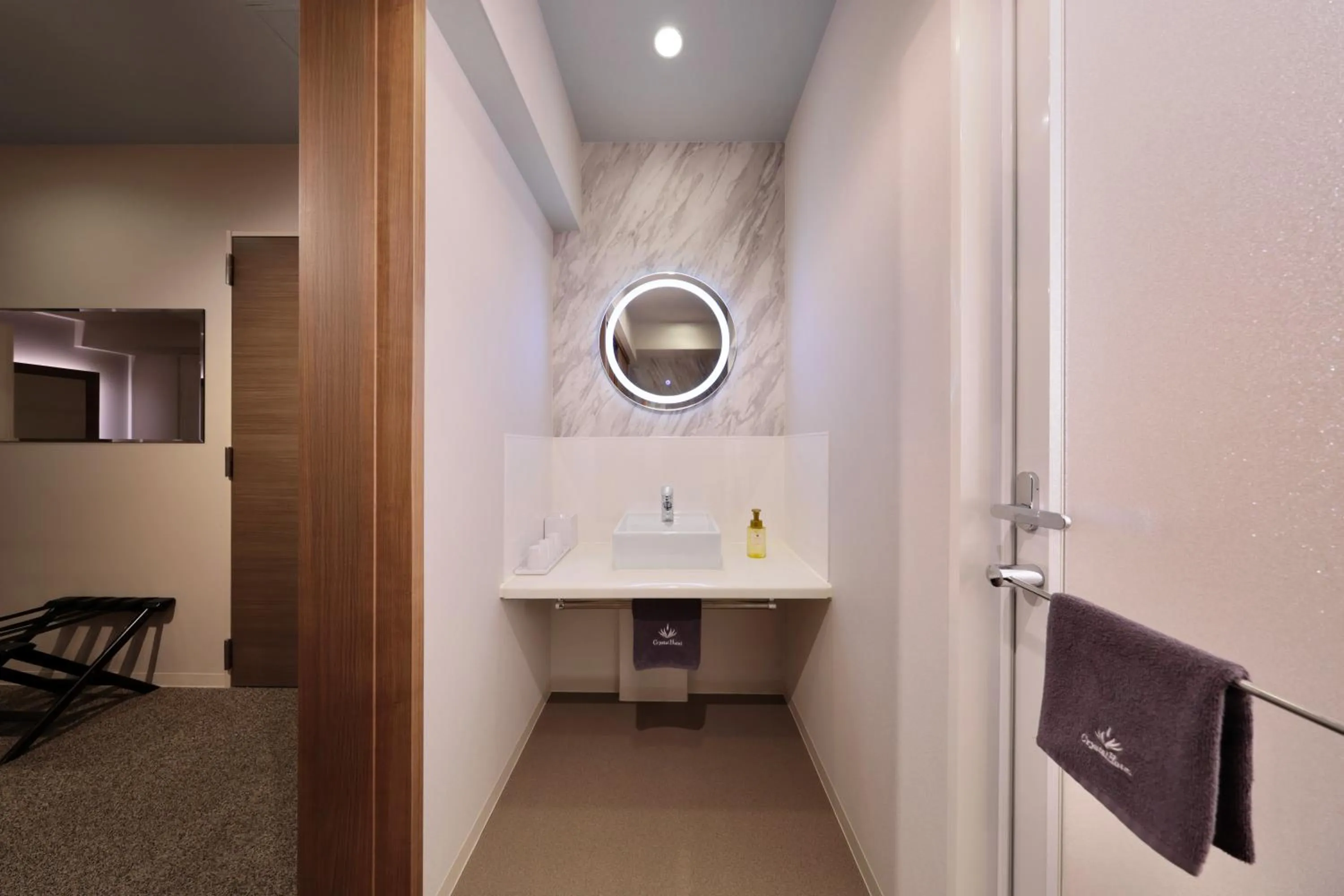 Bathroom in Doutonbori Crystal Hotel