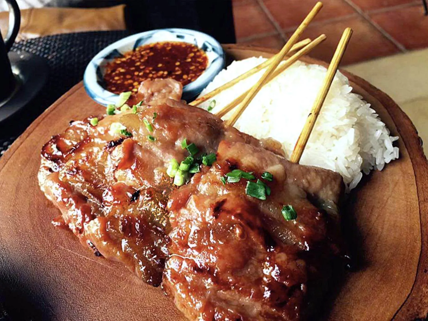 Asian breakfast in Old Capital Bike Inn - SHA Certified