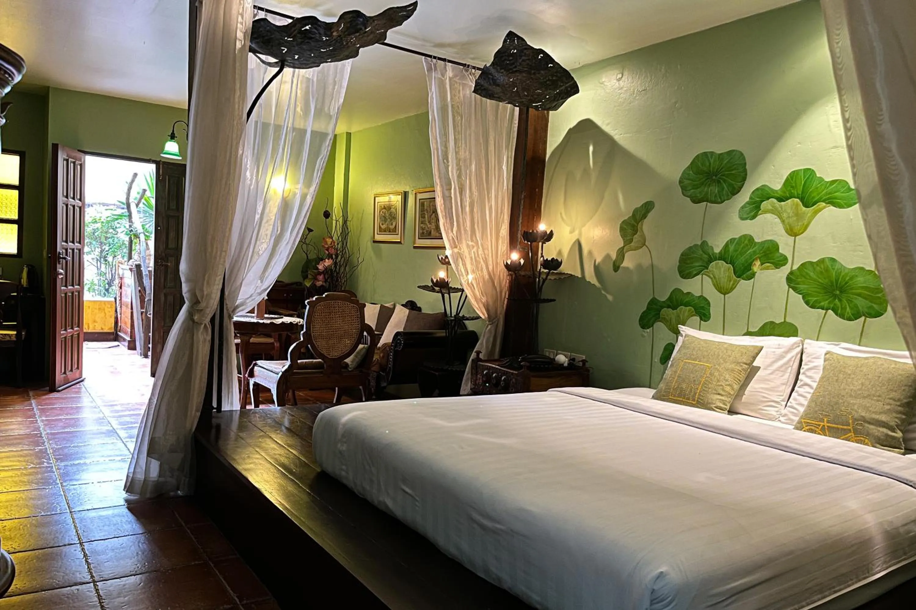 Bedroom, Bed in Old Capital Bike Inn - SHA Certified