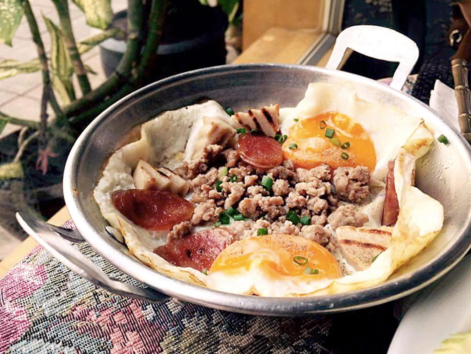 Asian breakfast in Old Capital Bike Inn - SHA Certified