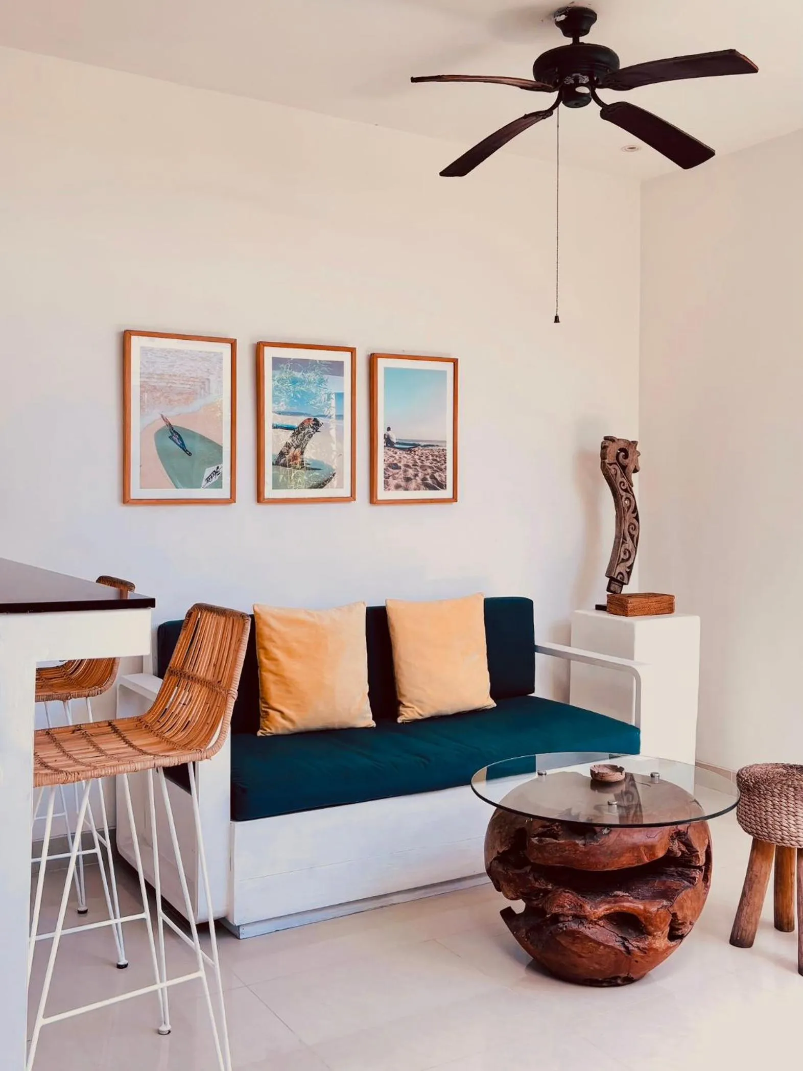 Living room in La Belle Villa