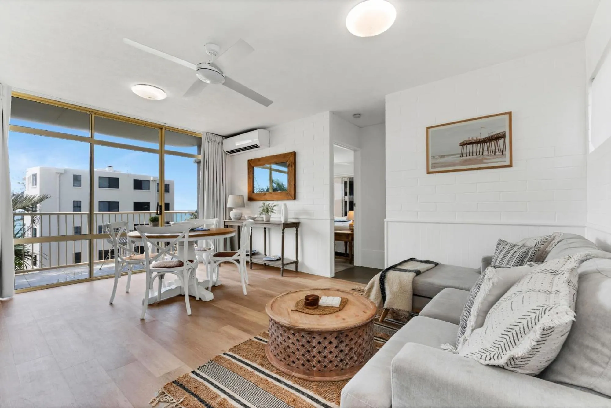Seating area in Surf Dance Apartments