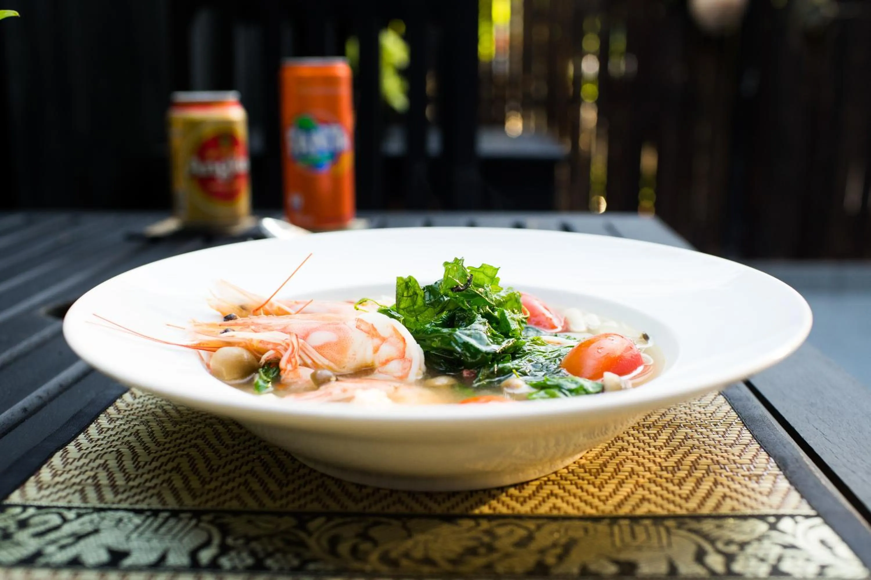 Lunch in Noni Tree Hostel