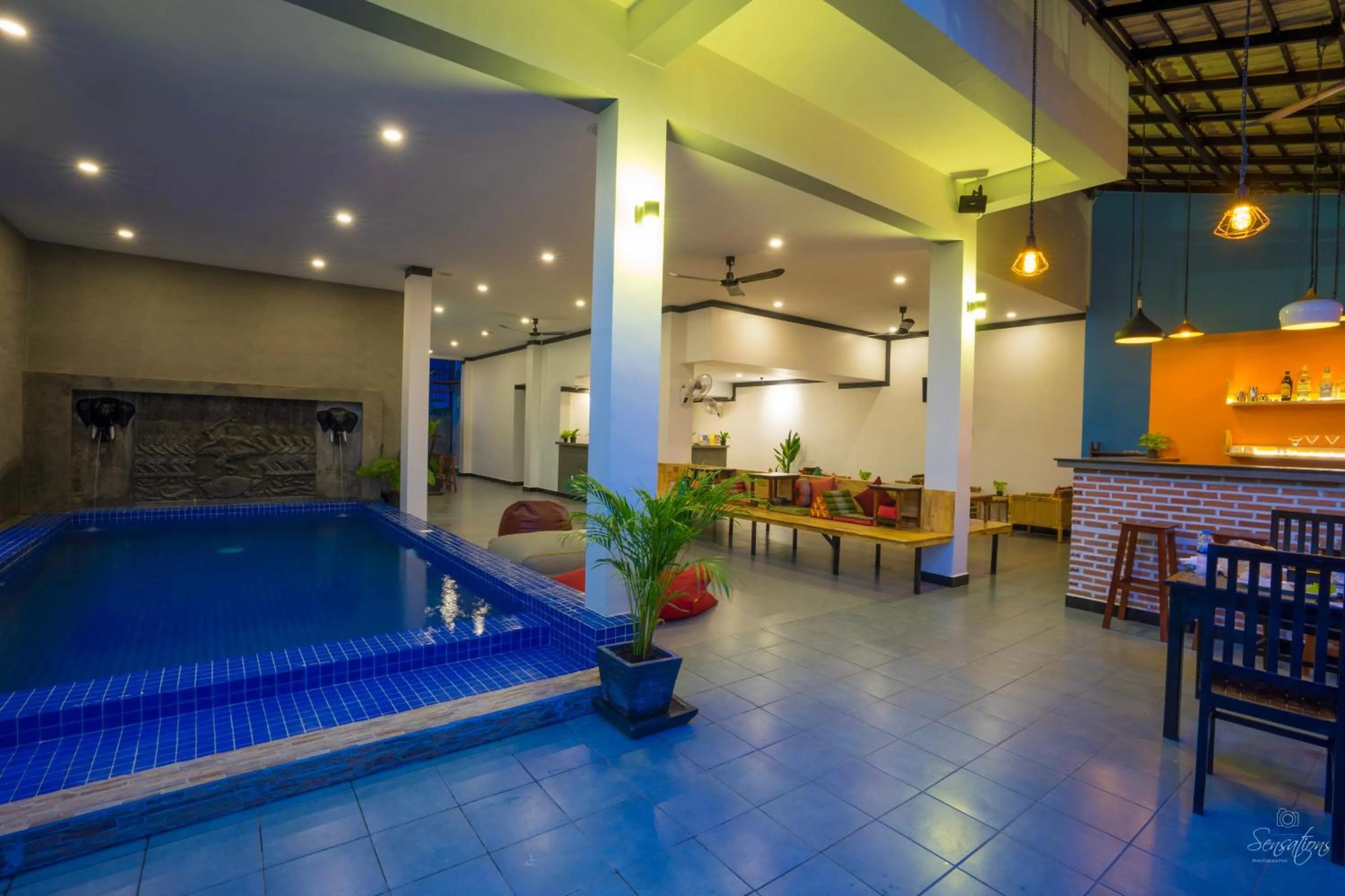 Patio in Noni Tree Hostel