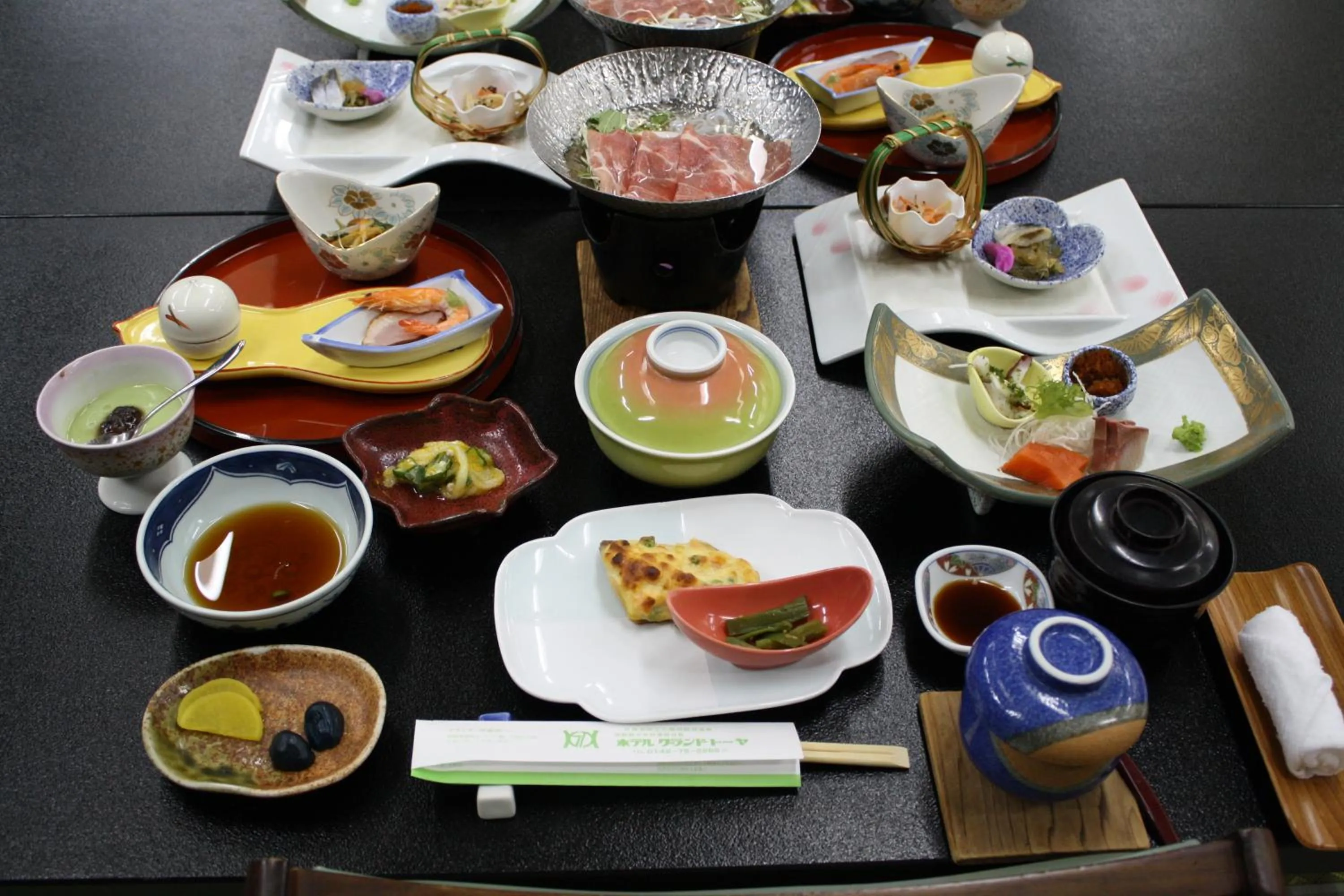 Dinner in Hotel Grand Toya