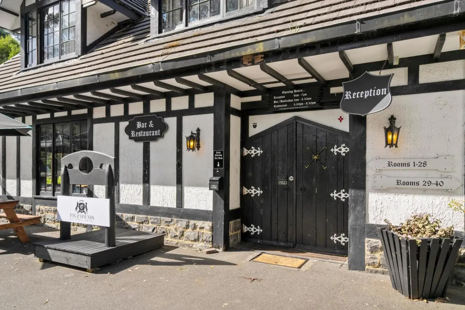 Property building in The Fox and Hounds Historic Hotel Property building in The Fox and Hounds Historic Hotel