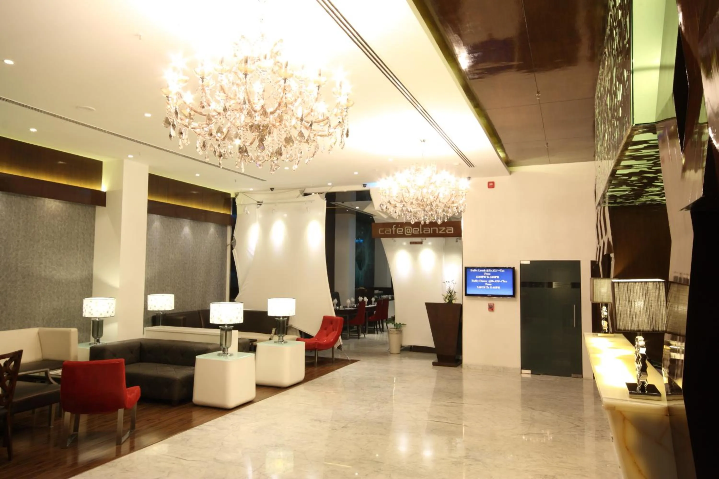 Lobby or reception in The Elanza Hotel, Bangalore