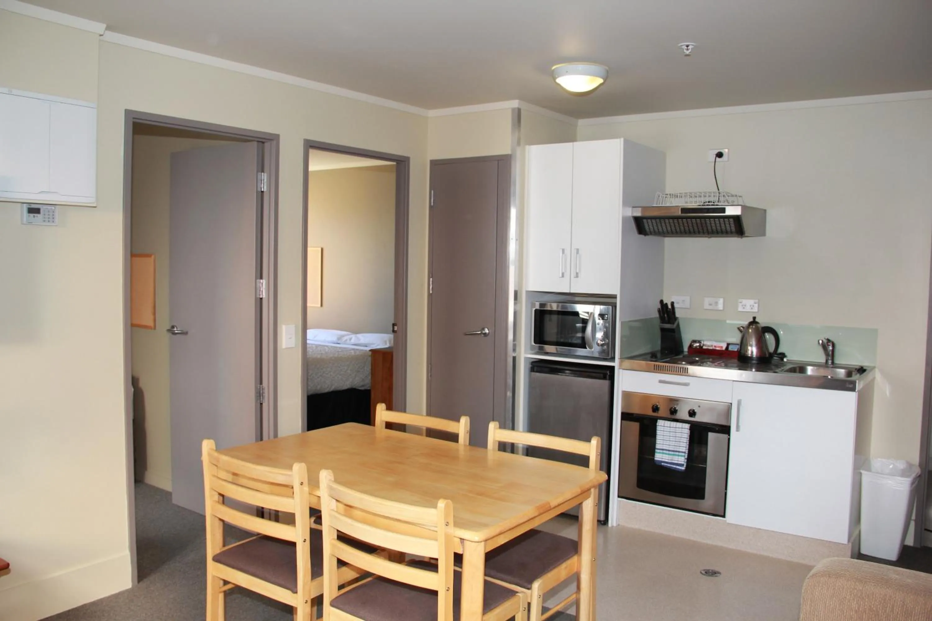 Kitchen or kitchenette in Nikau Apartments