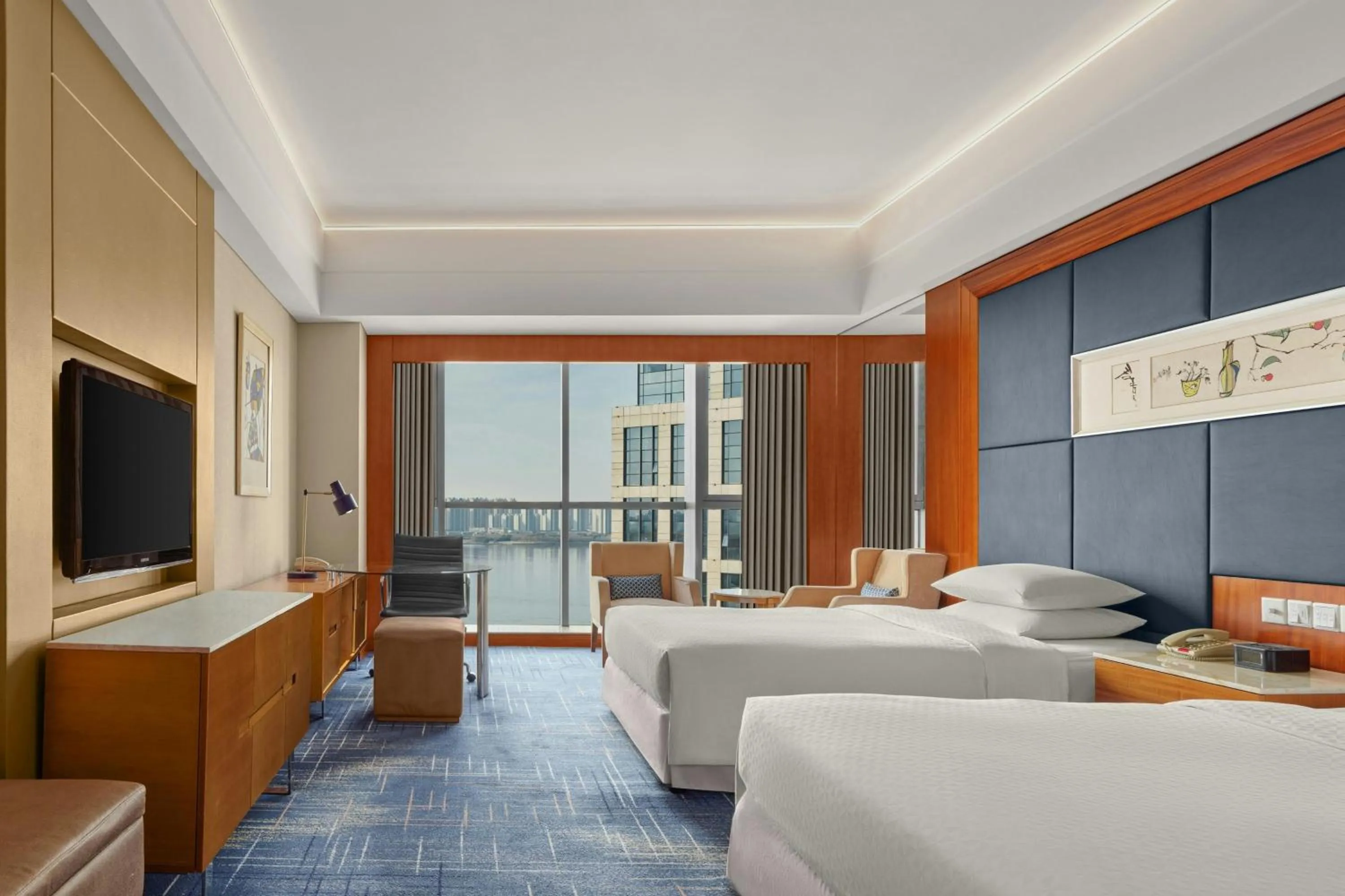 Photo of the whole room, Bed in Four Points by Sheraton Suzhou