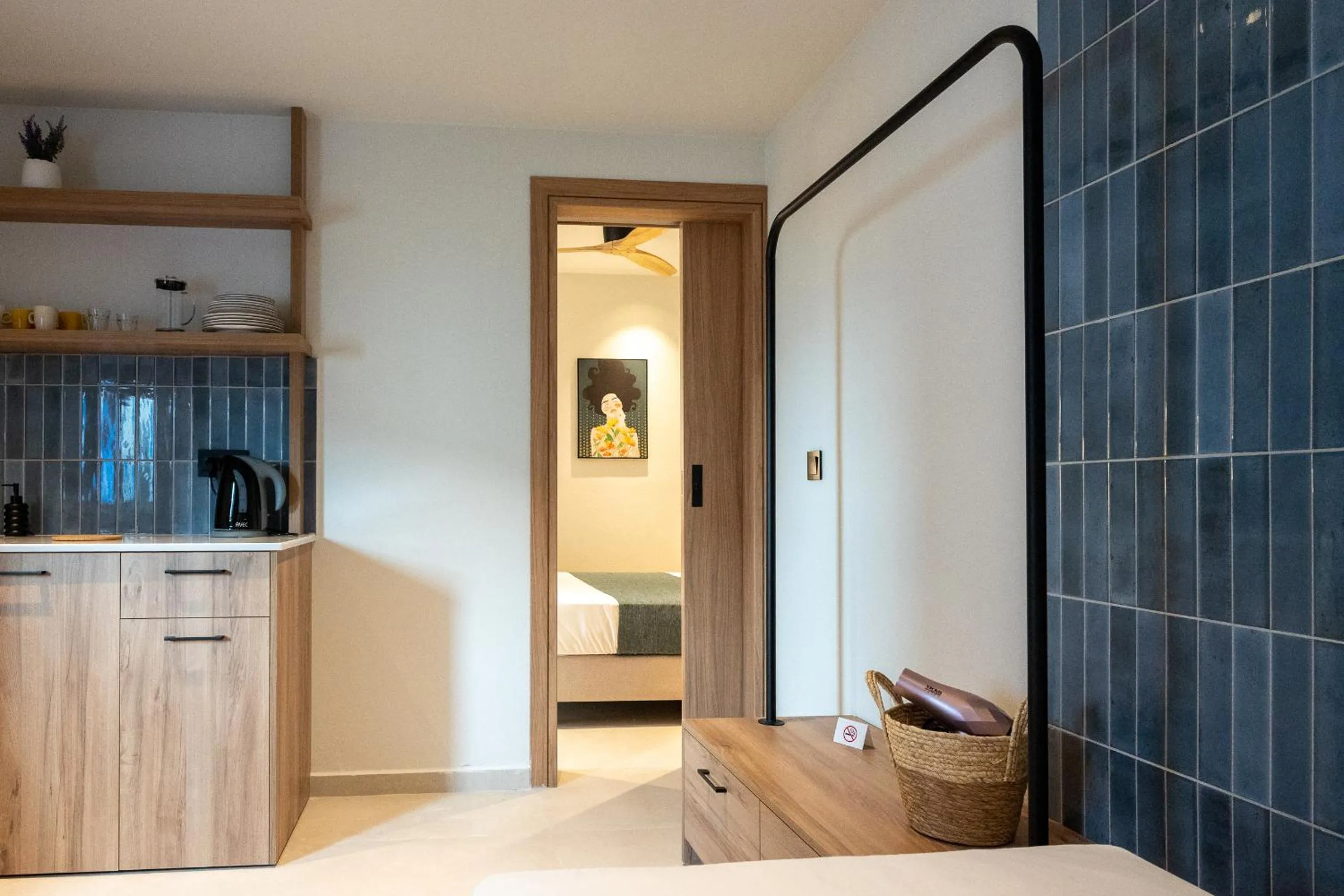 Bed in Psaras Apartments