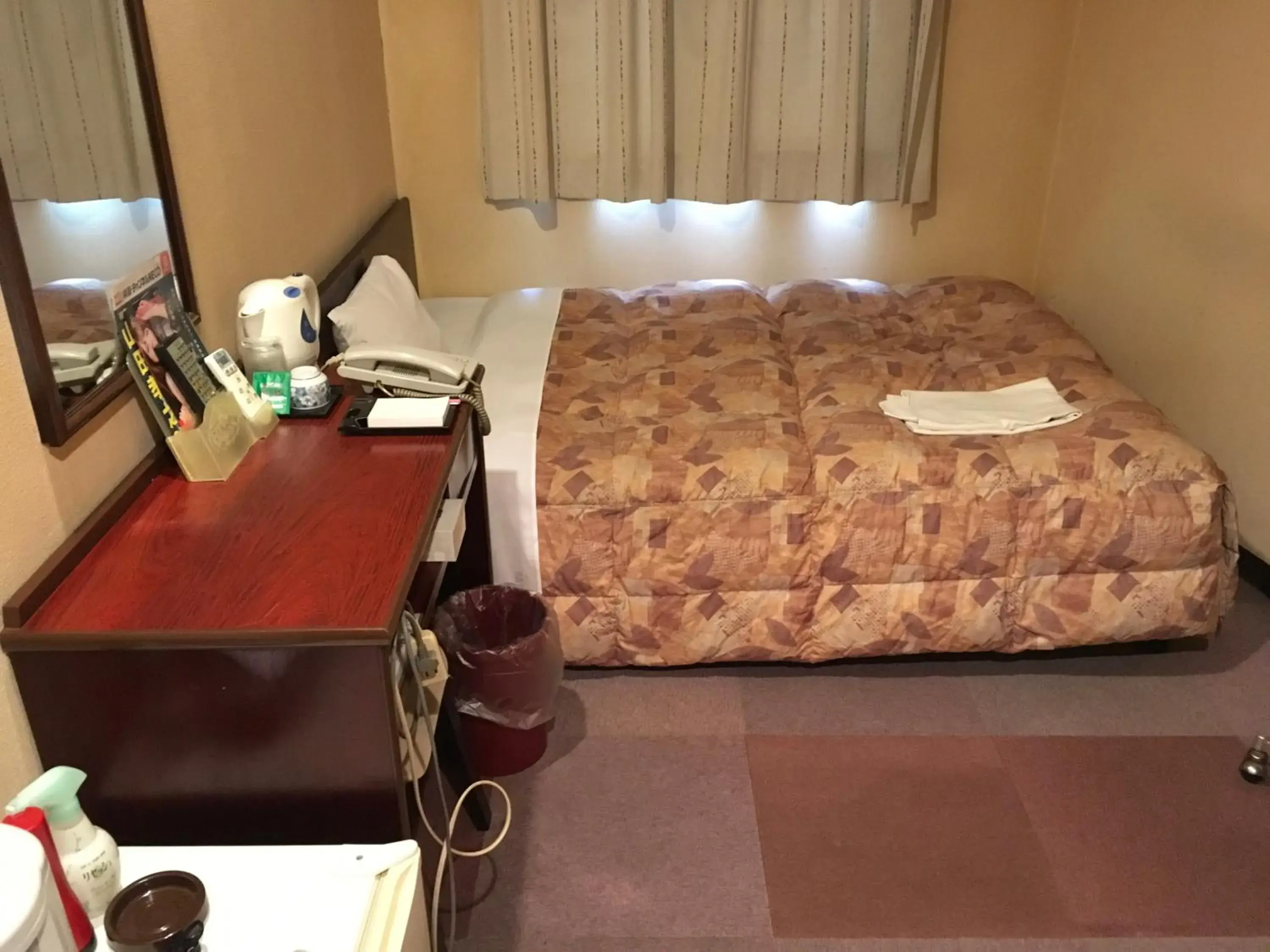 Bed in Green Hotel Shimonoseki Bed in Green Hotel Shimonoseki