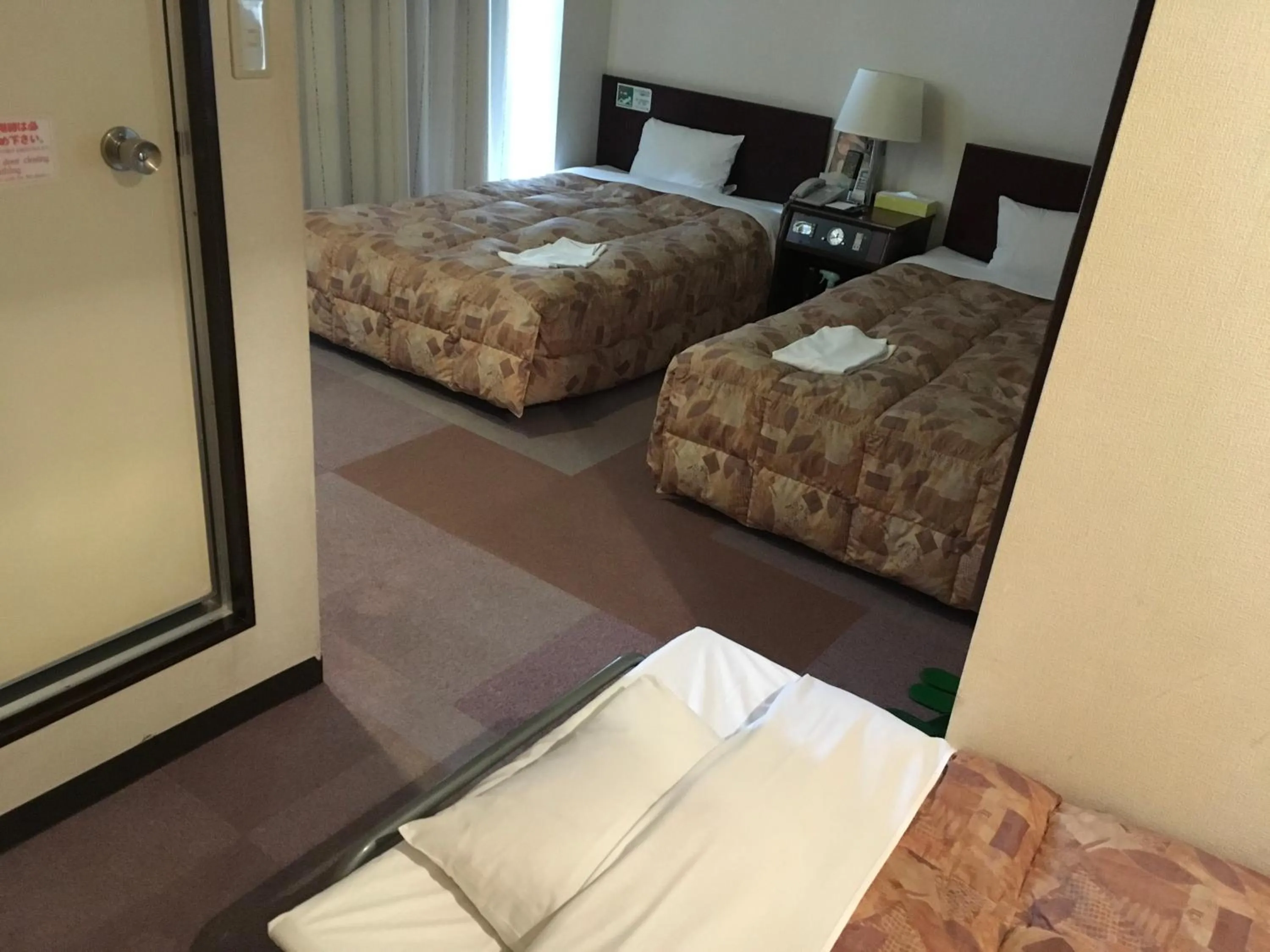 Bed in Green Hotel Shimonoseki