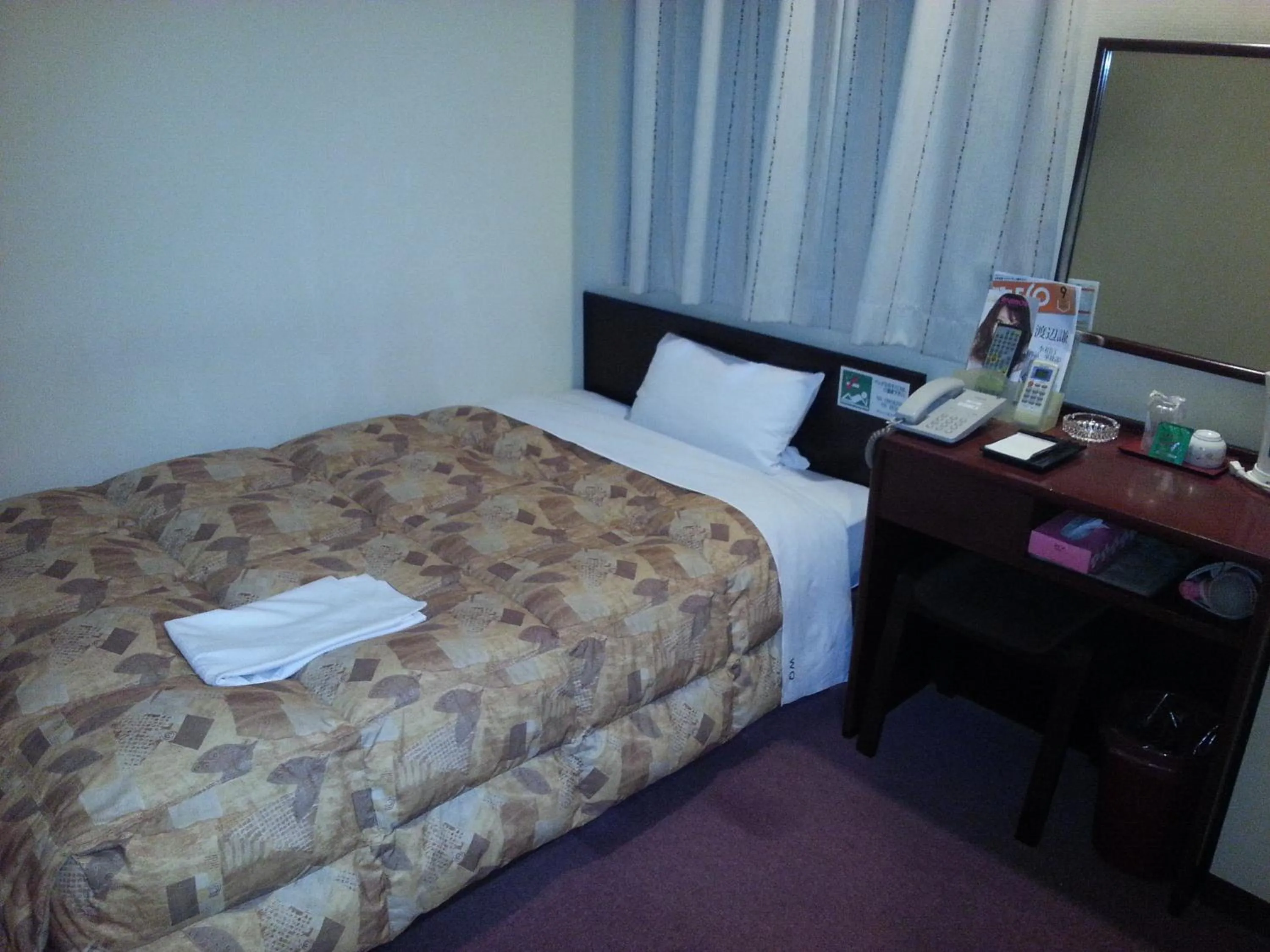 Bed in Green Hotel Shimonoseki