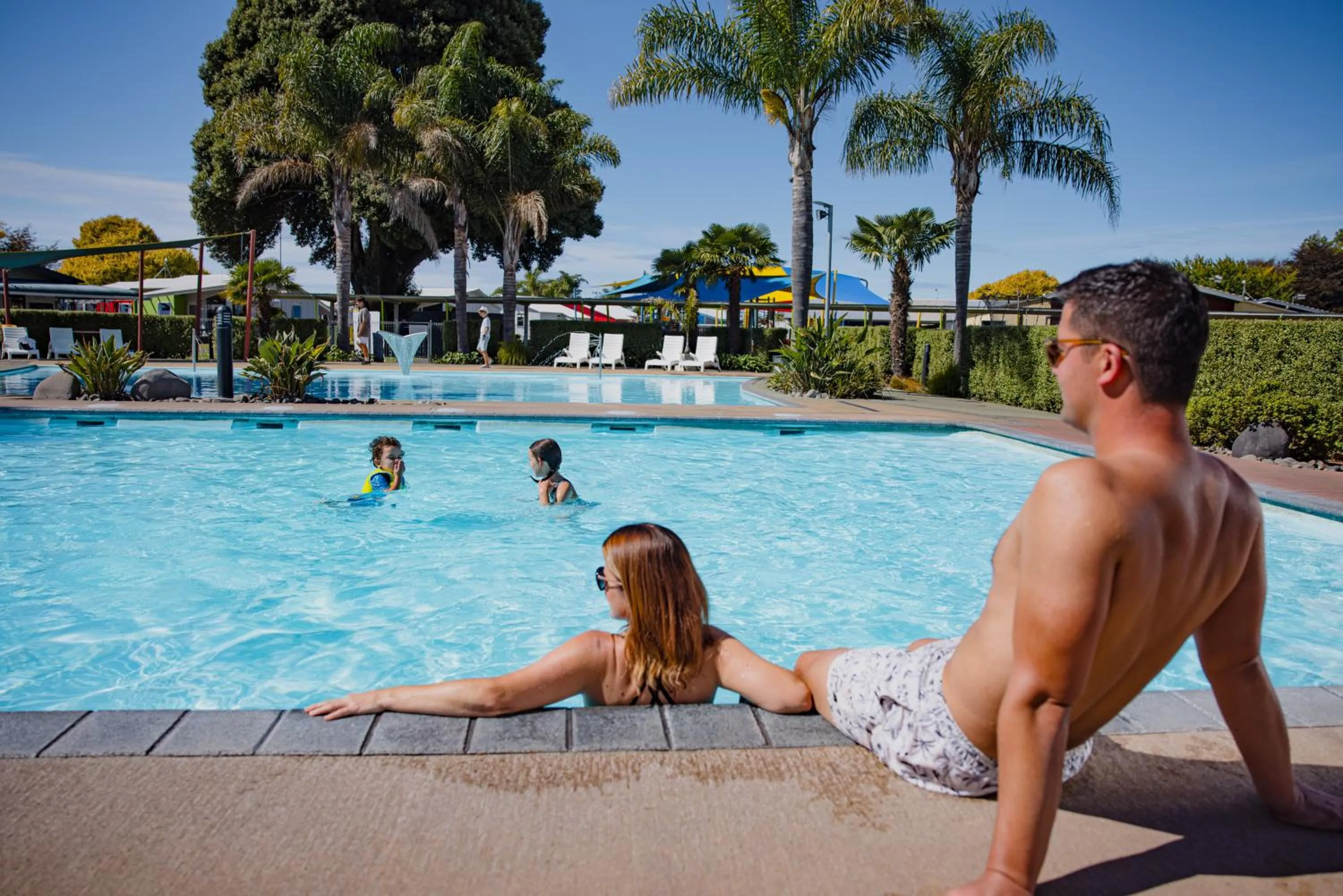 Swimming pool in Kennedy Park Resort Napier