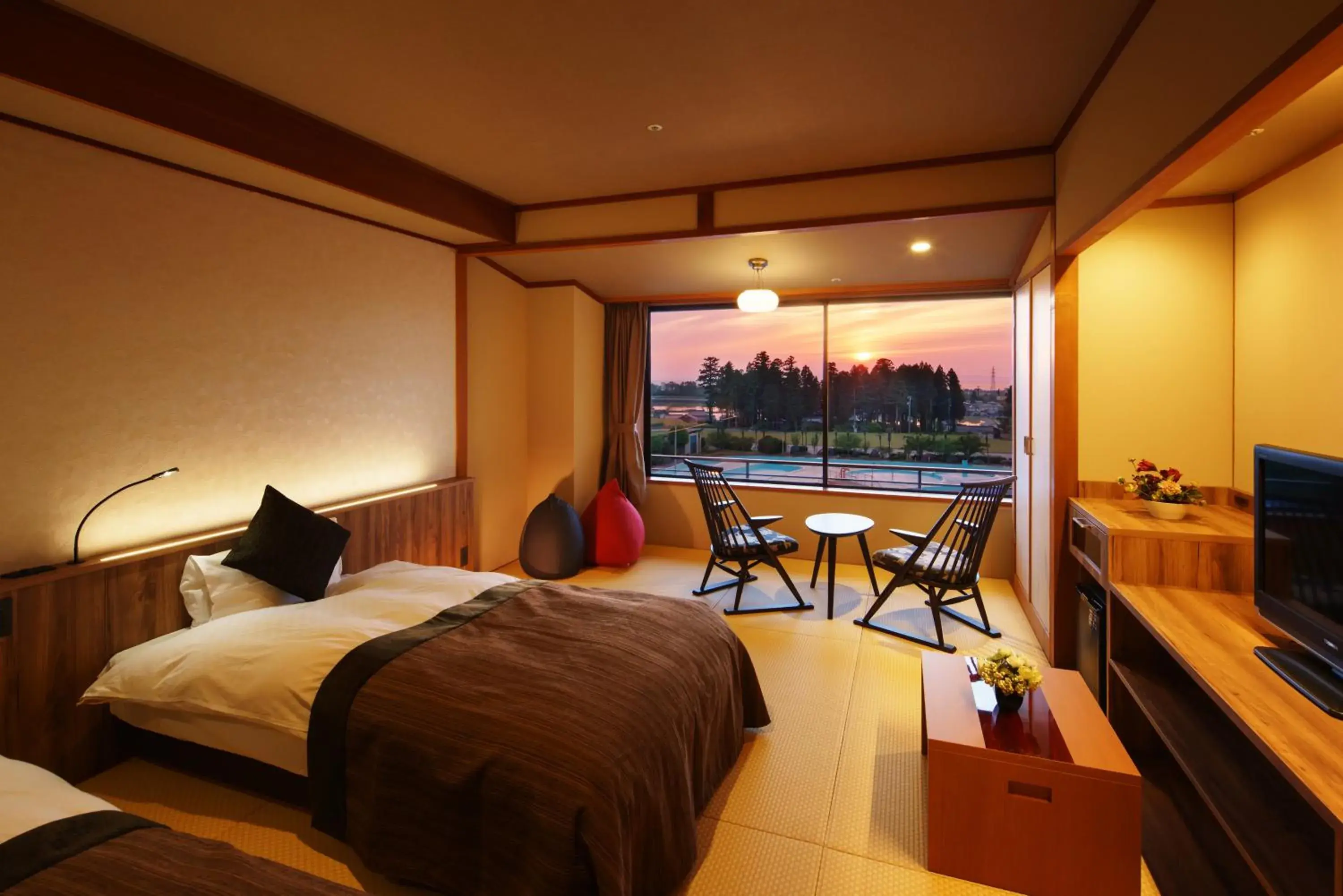 Twin Room with Sea View - single occupancy in Kintarou Onsen Hotel Twin Room with Sea View - single occupancy in Kintarou Onsen Hotel